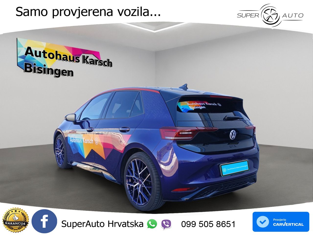 Volkswagen ID.3 GTX Performance 84 kWh (326 KS) LED+GR SJED+ACC