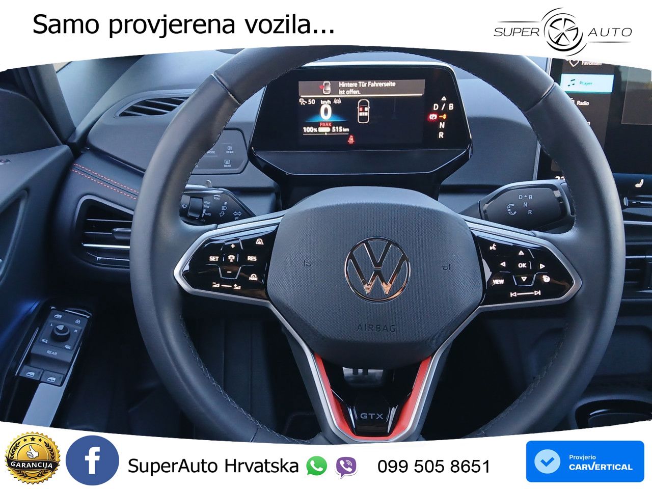 Volkswagen ID.3 GTX Performance 84 kWh (326 KS) LED+GR SJED+ACC