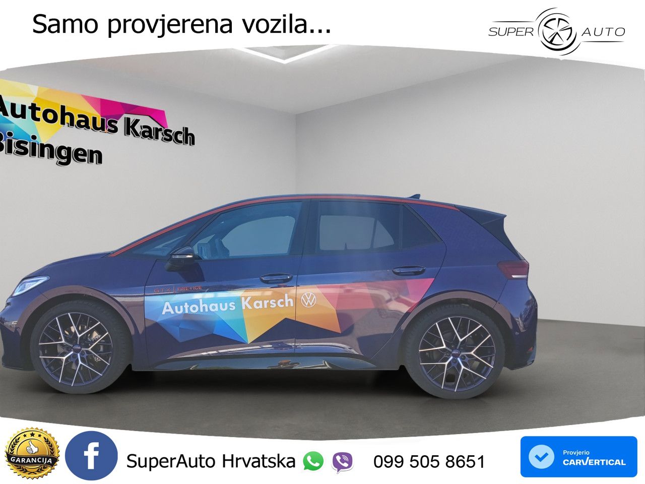 Volkswagen ID.3 GTX Performance 84 kWh (326 KS) LED+GR SJED+ACC
