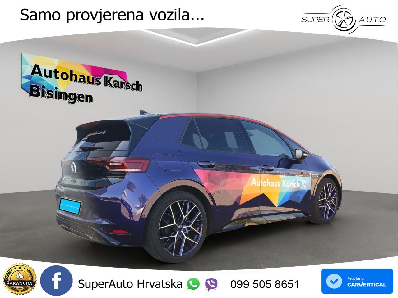 Volkswagen ID.3 GTX Performance 84 kWh (326 KS) LED+GR SJED+ACC