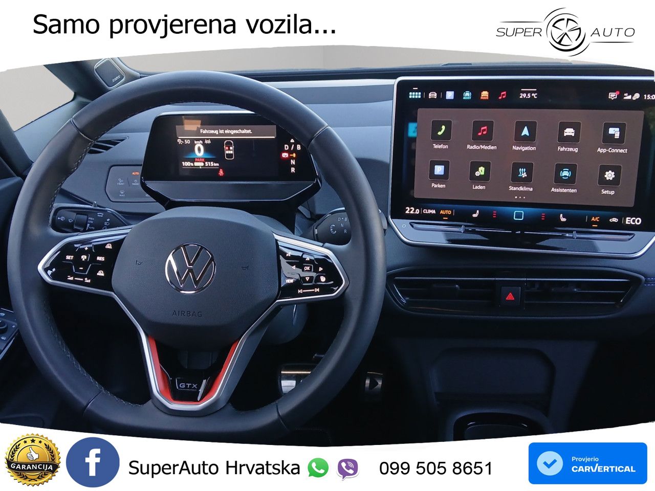 Volkswagen ID.3 GTX Performance 84 kWh (326 KS) LED+GR SJED+ACC