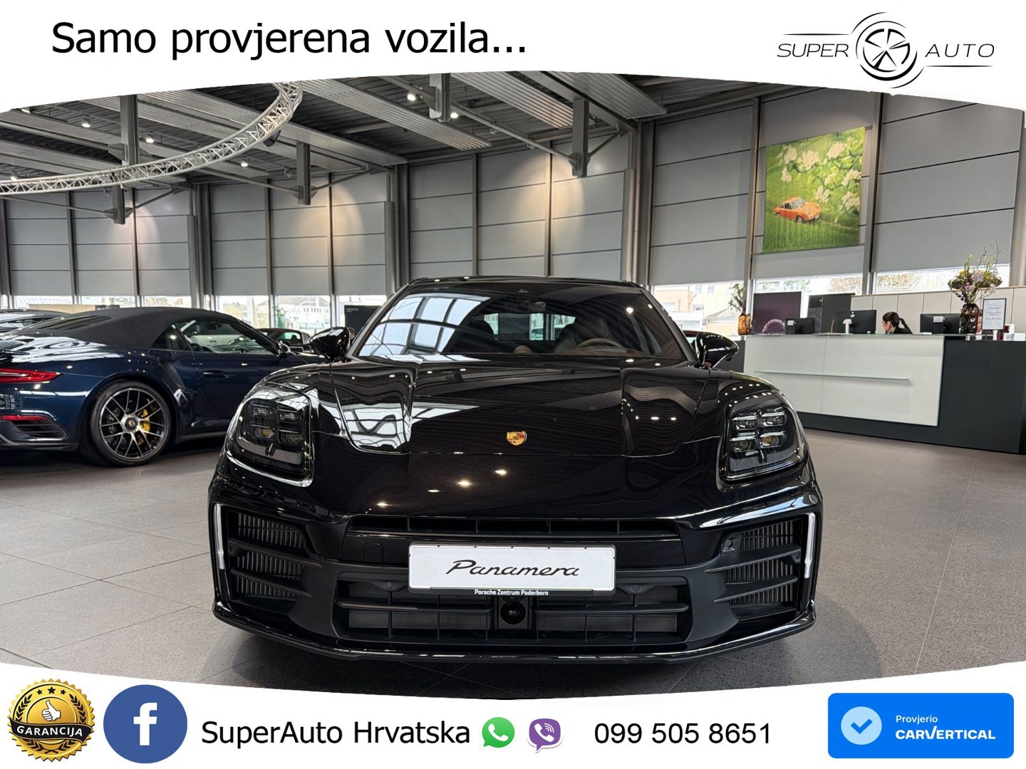 Porsche Panamera 4S 2.9 V6 (544 KS) E-Hybrid PDK ZRAČNI+ACC+GR SJED+KAM+PANO