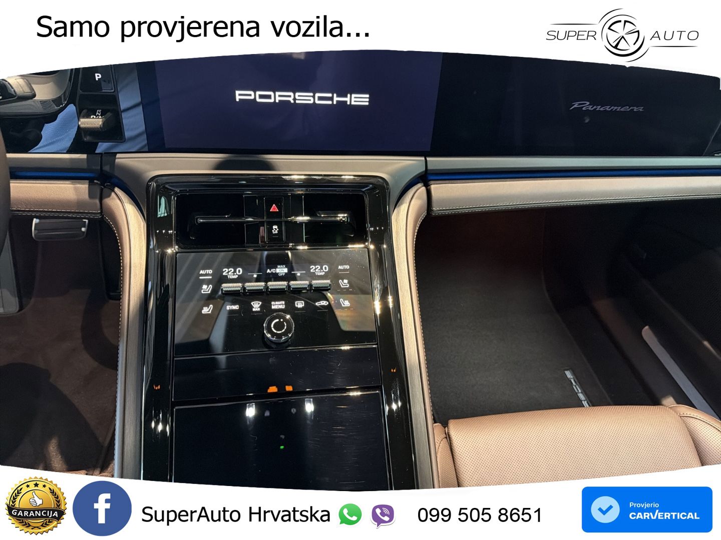 Porsche Panamera 4S 2.9 V6 (544 KS) E-Hybrid PDK ZRAČNI+ACC+GR SJED+KAM+PANO