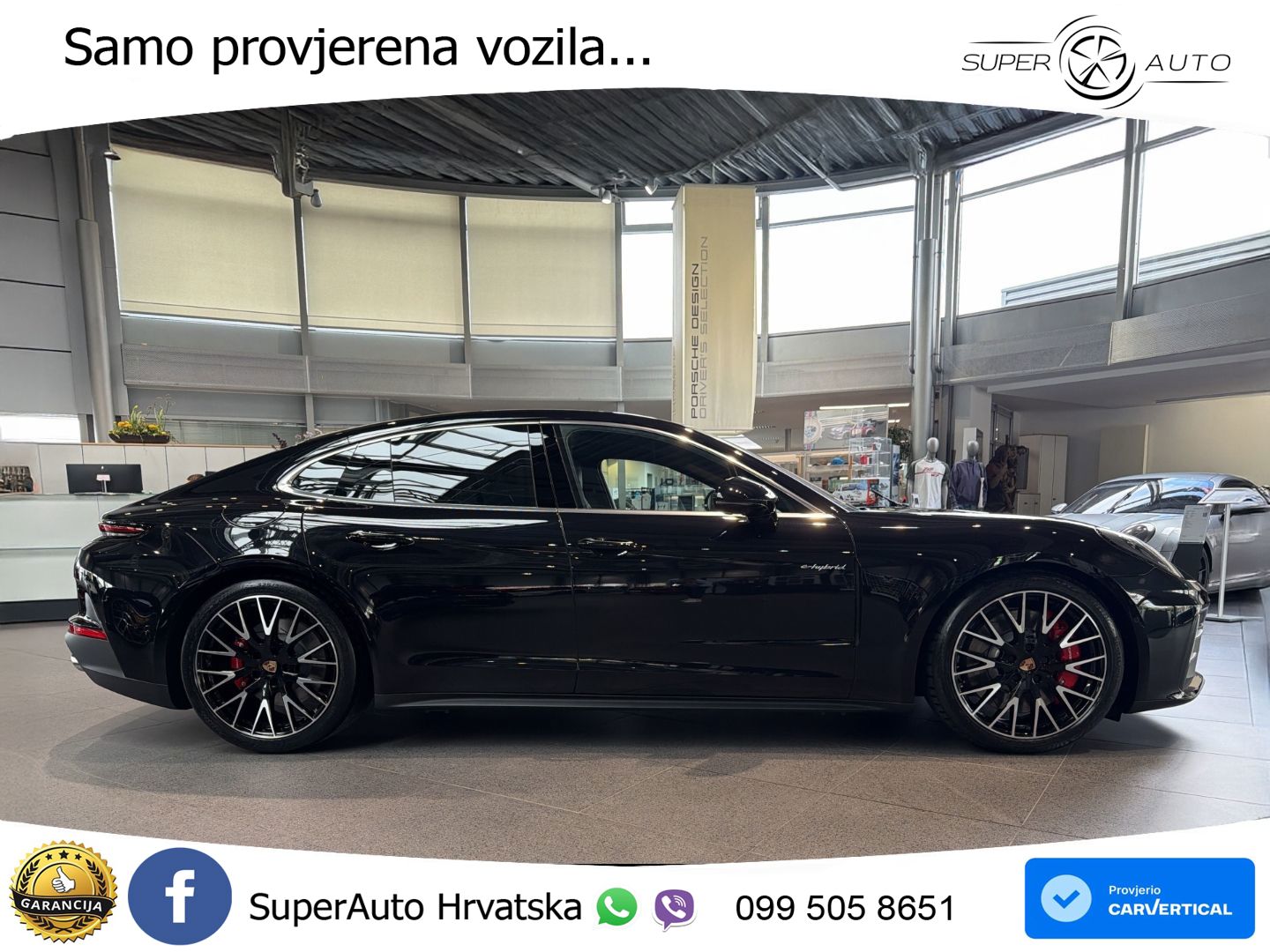 Porsche Panamera 4S 2.9 V6 (544 KS) E-Hybrid PDK ZRAČNI+ACC+GR SJED+KAM+PANO