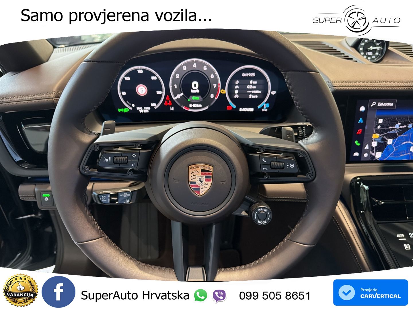 Porsche Panamera 4S 2.9 V6 (544 KS) E-Hybrid PDK ZRAČNI+ACC+GR SJED+KAM+PANO