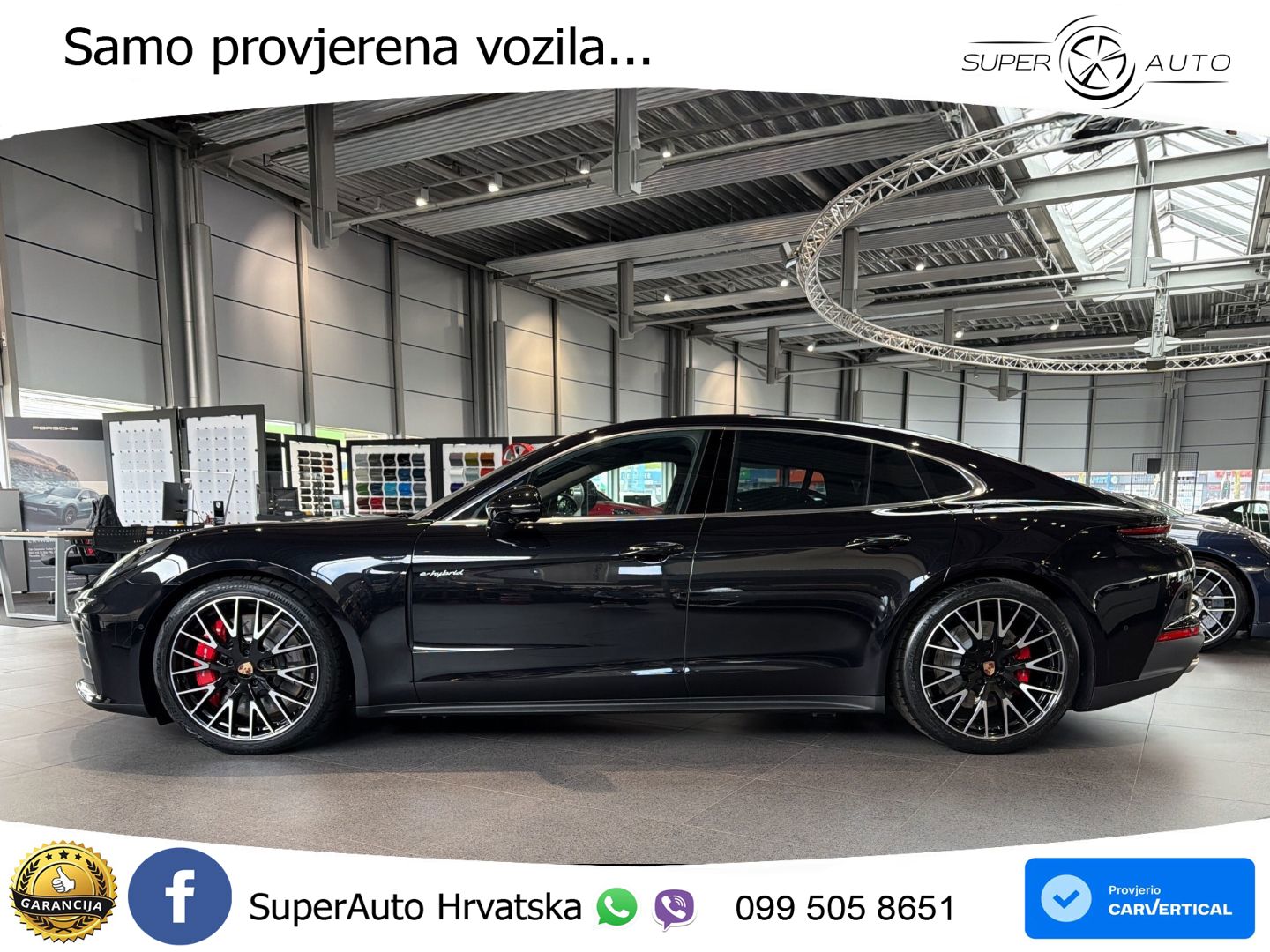 Porsche Panamera 4S 2.9 V6 (544 KS) E-Hybrid PDK ZRAČNI+ACC+GR SJED+KAM+PANO