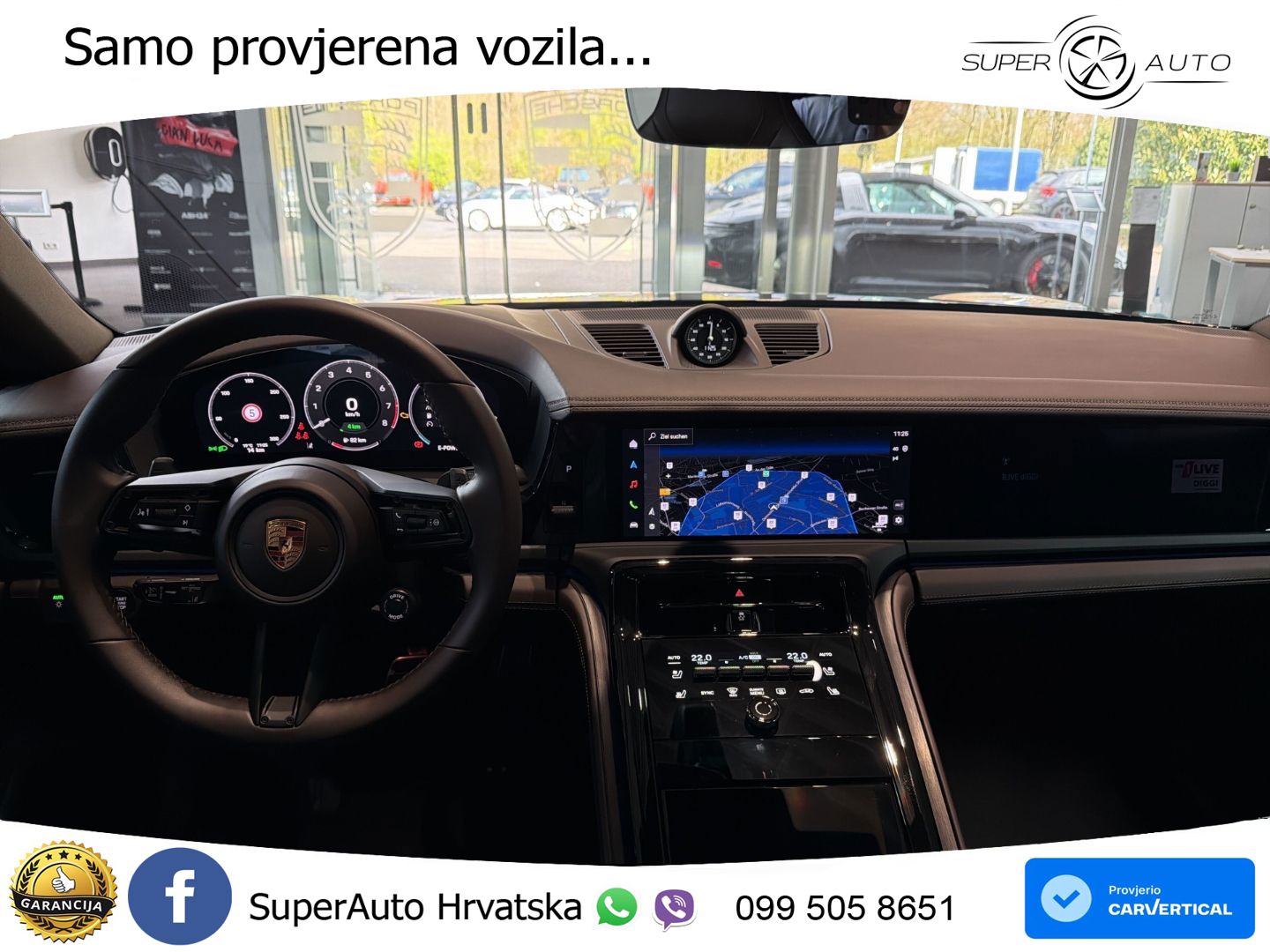 Porsche Panamera 4S 2.9 V6 (544 KS) E-Hybrid PDK ZRAČNI+ACC+GR SJED+KAM+PANO