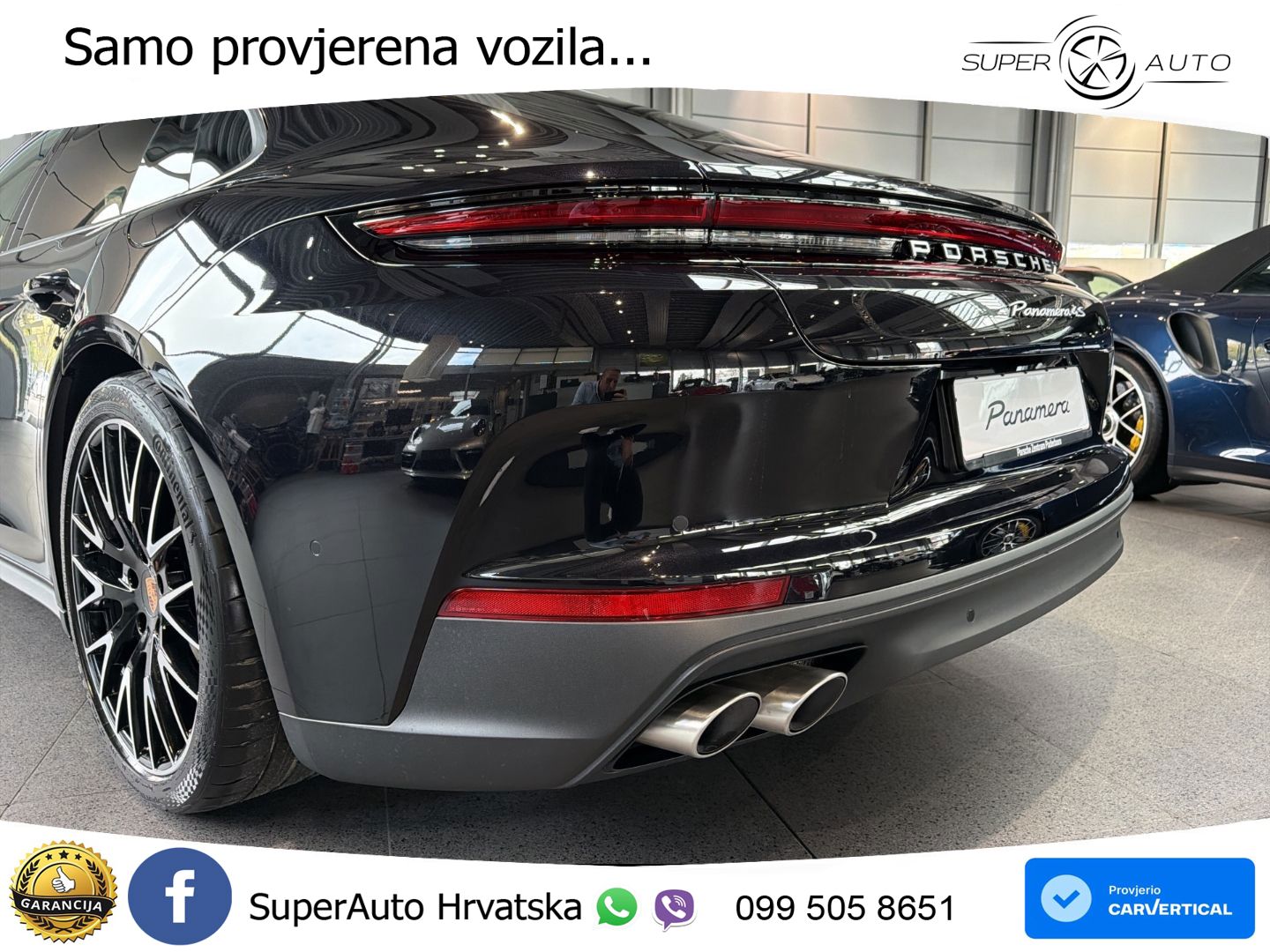 Porsche Panamera 4S 2.9 V6 (544 KS) E-Hybrid PDK ZRAČNI+ACC+GR SJED+KAM+PANO