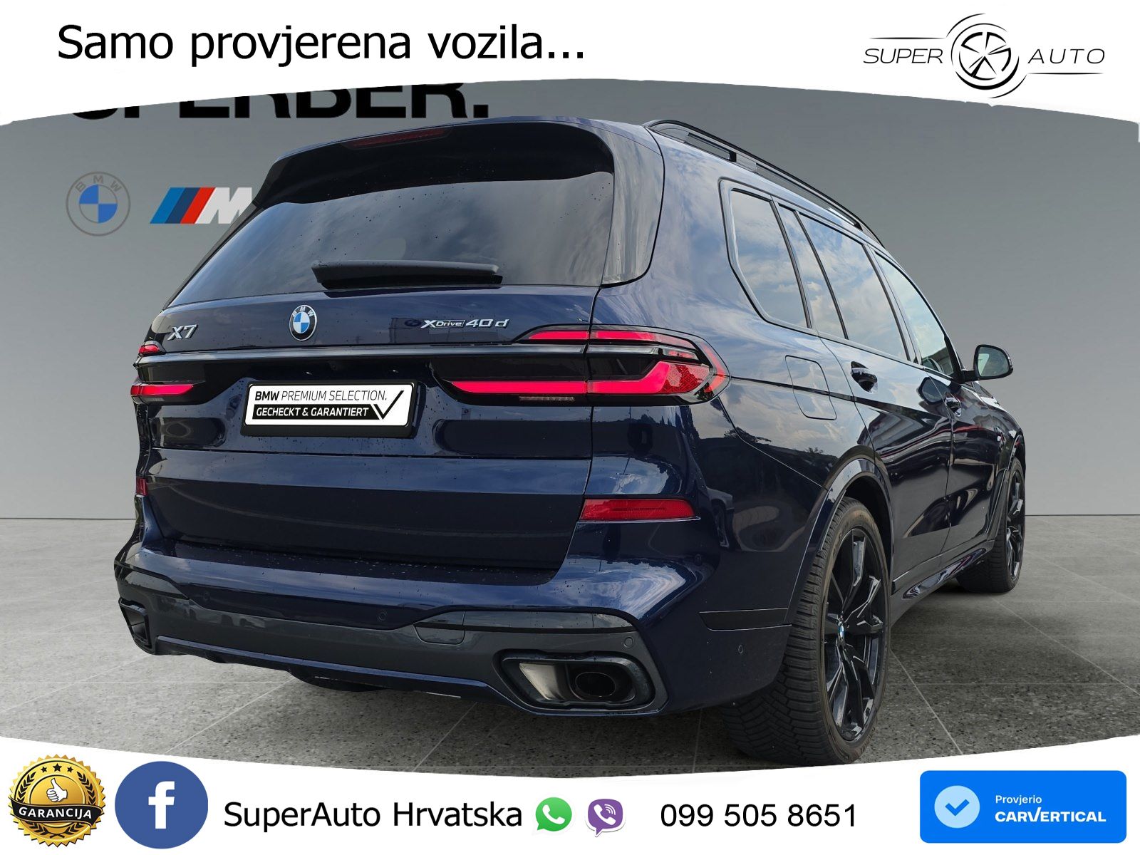 BMW X7 40d (352 KS) xDrive Steptronic M Sport LED+GR SJED+ACC