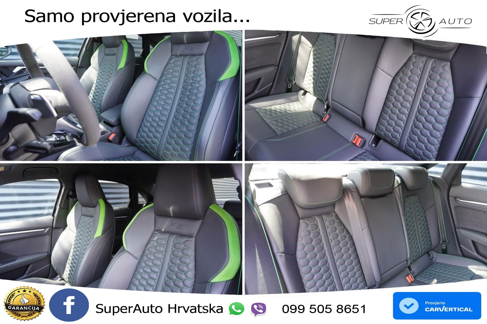 Audi RS3 Sedan 2.5 TFSI (400 KS) quattro S tronic LED+GR SJED+ACC
