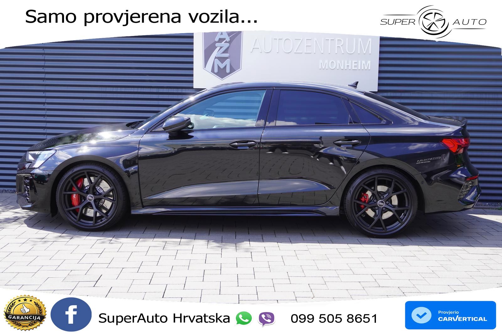 Audi RS3 Sedan 2.5 TFSI (400 KS) quattro S tronic LED+GR SJED+ACC