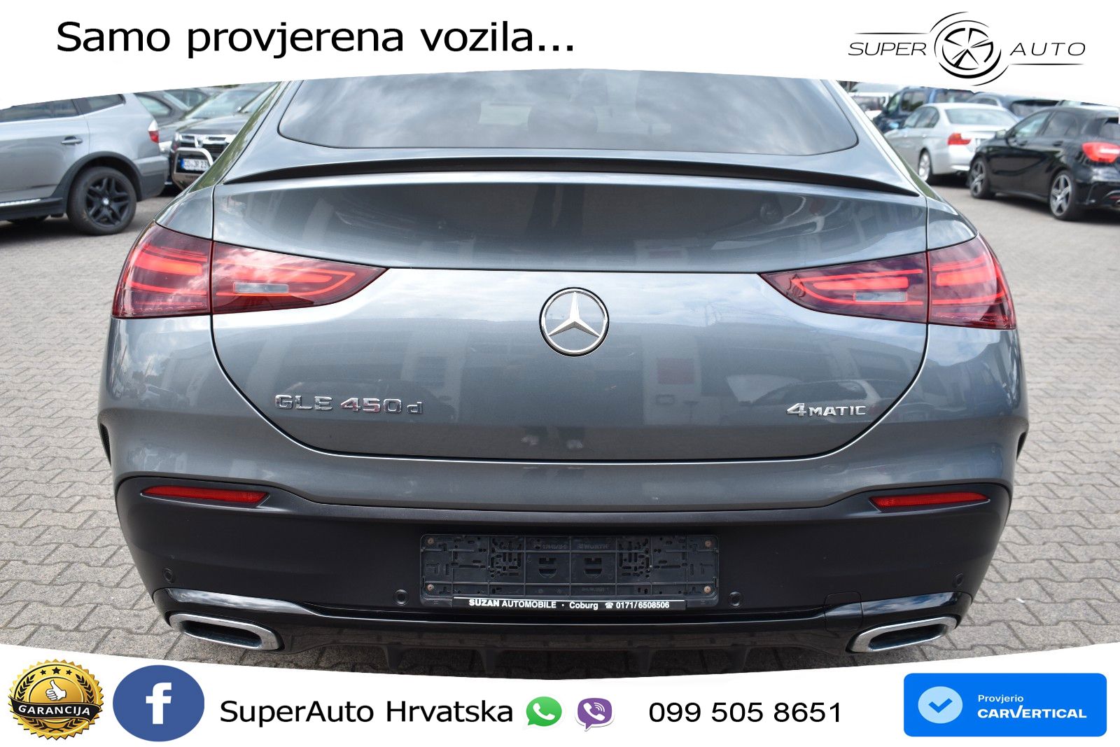 Mercedes GLE Coupe 450d (367 KS) EQ Boost 4MATIC 9G-TRONIC LED+GR SJED+ACC