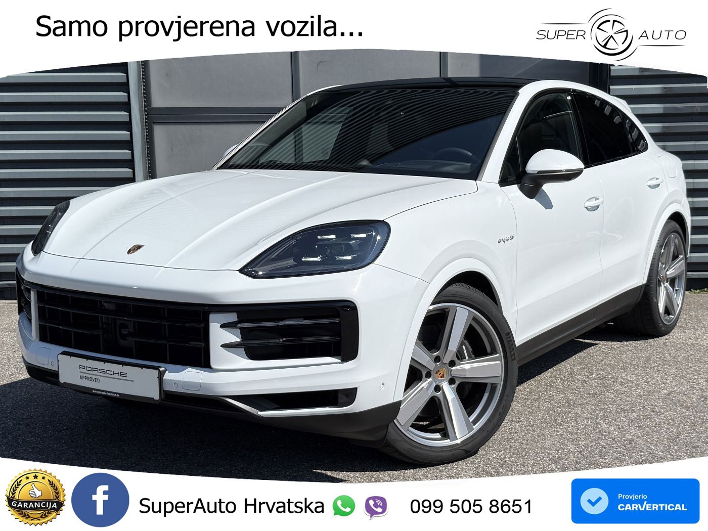 Porsche Cayenne Coupe 3.0 V6 (470 KS) E-Hybrid Tiptronic S LED+GR SJED+ACC