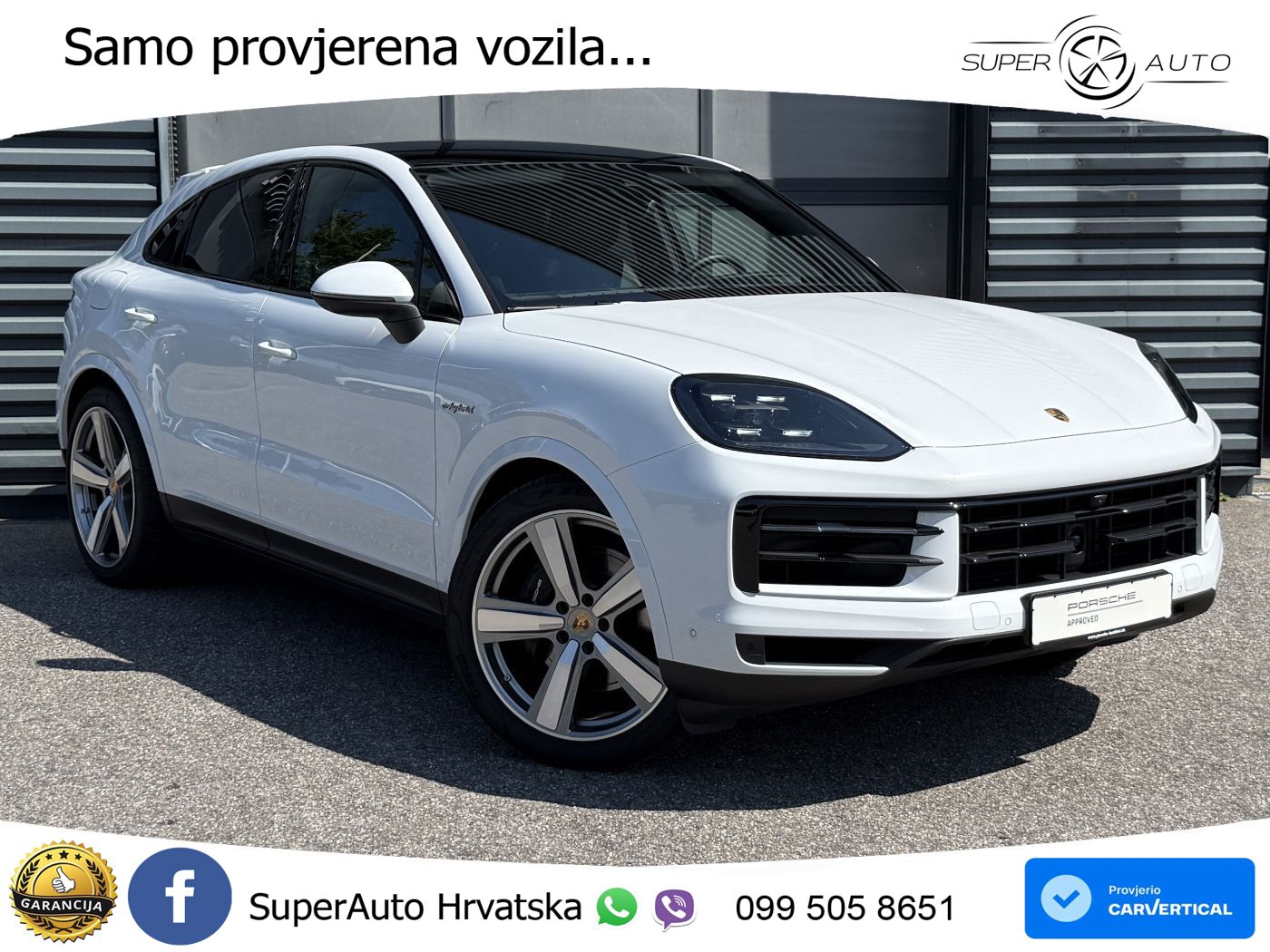 Porsche Cayenne Coupe 3.0 V6 (470 KS) E-Hybrid Tiptronic S LED+GR SJED+ACC