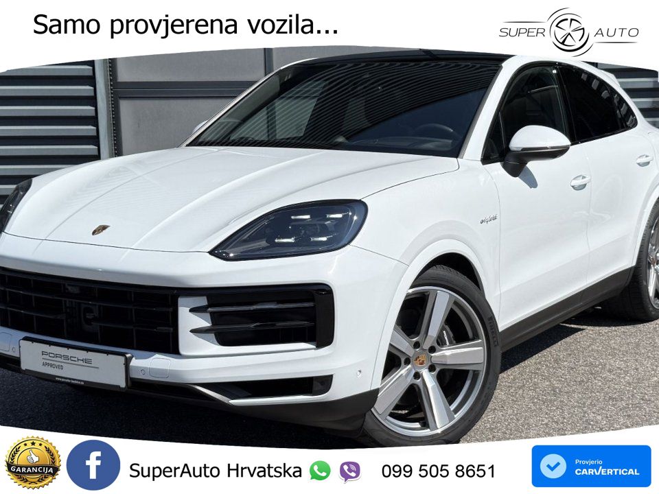 Porsche Cayenne Coupe 3.0 V6 (470 KS) E-Hybrid Tiptronic S LED+GR SJED+ACC