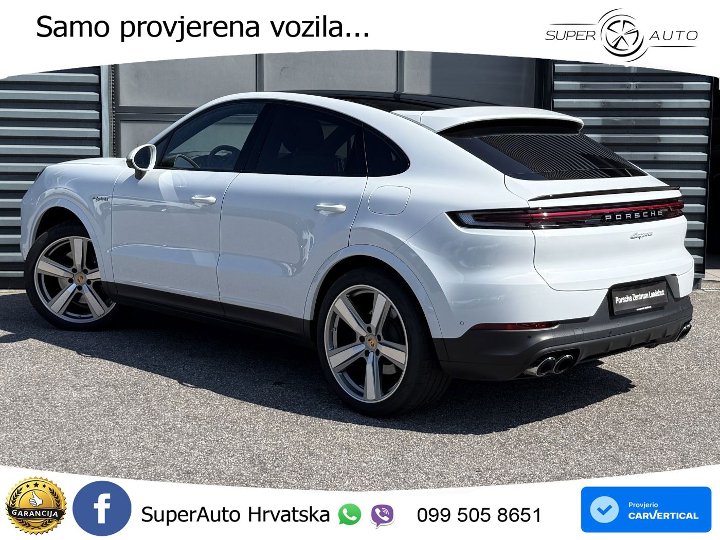 Porsche Cayenne Coupe 3.0 V6 (470 KS) E-Hybrid Tiptronic S LED+GR SJED+ACC
