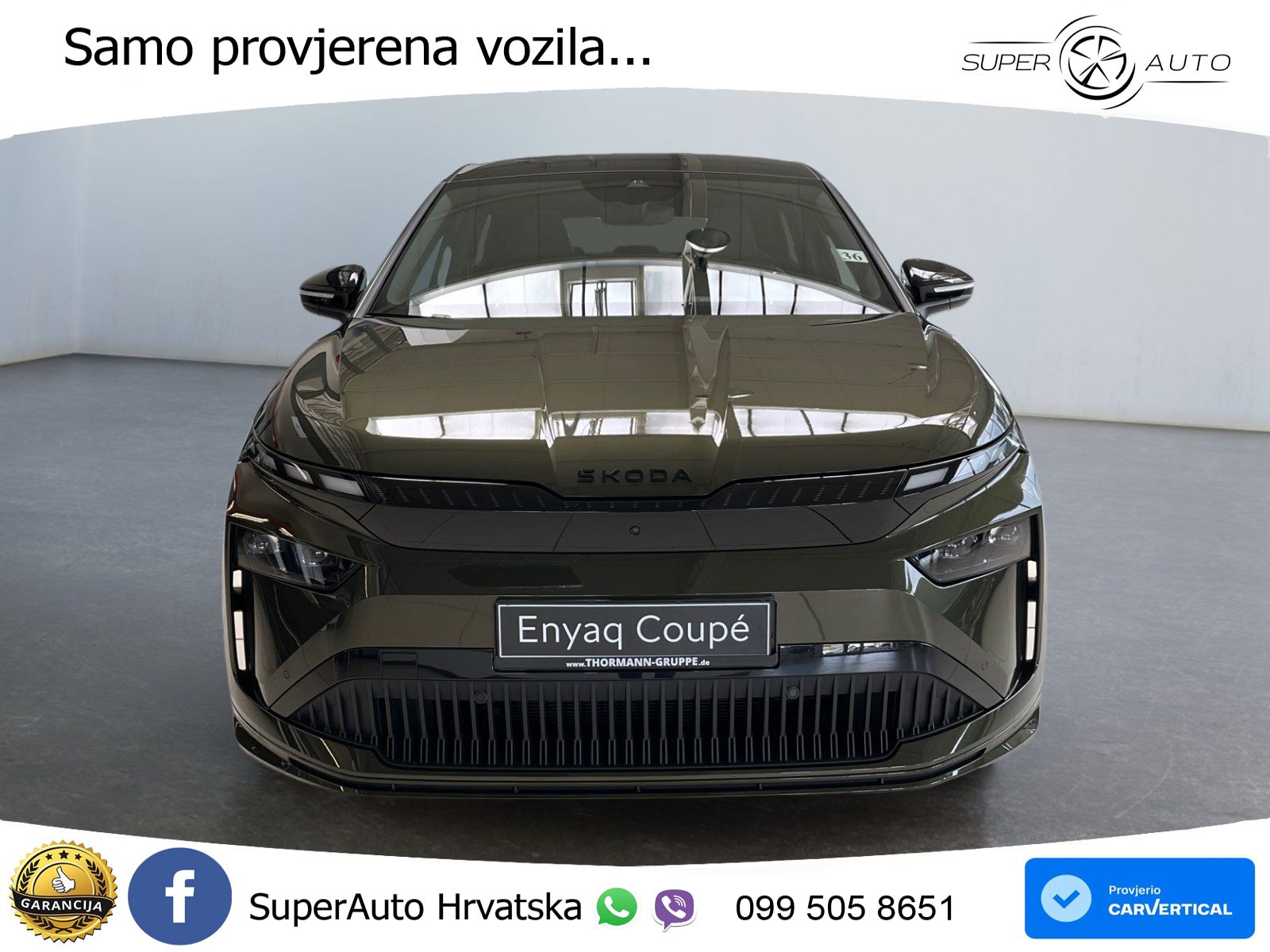 Škoda Enyaq Coupe iV 85 82 kWh (286 KS) SportLine LED+GR SJED+ACC