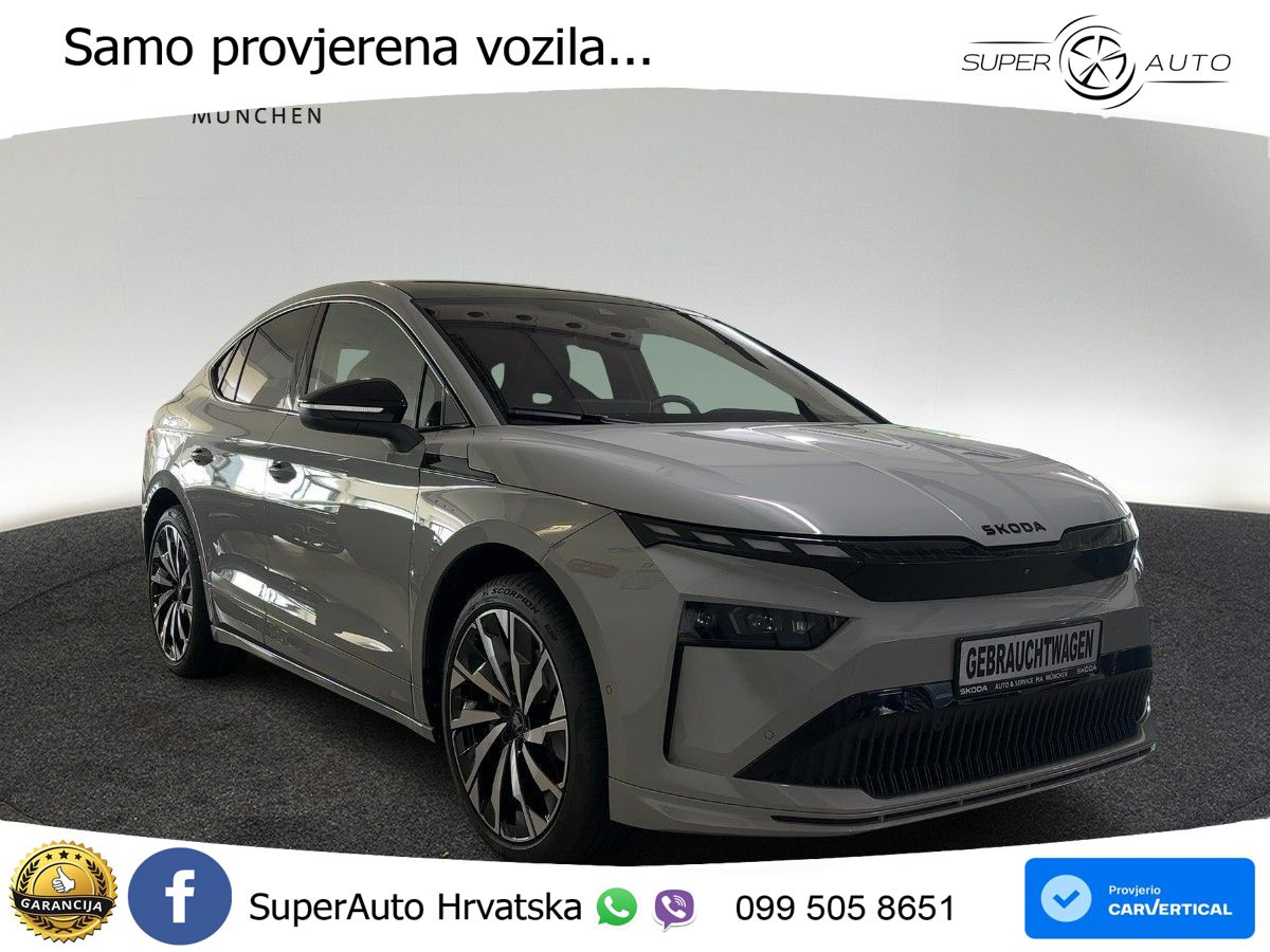 Škoda Enyaq Coupe iV 85 82 kWh (286 KS) SportLine LED+GR SJED+ACC