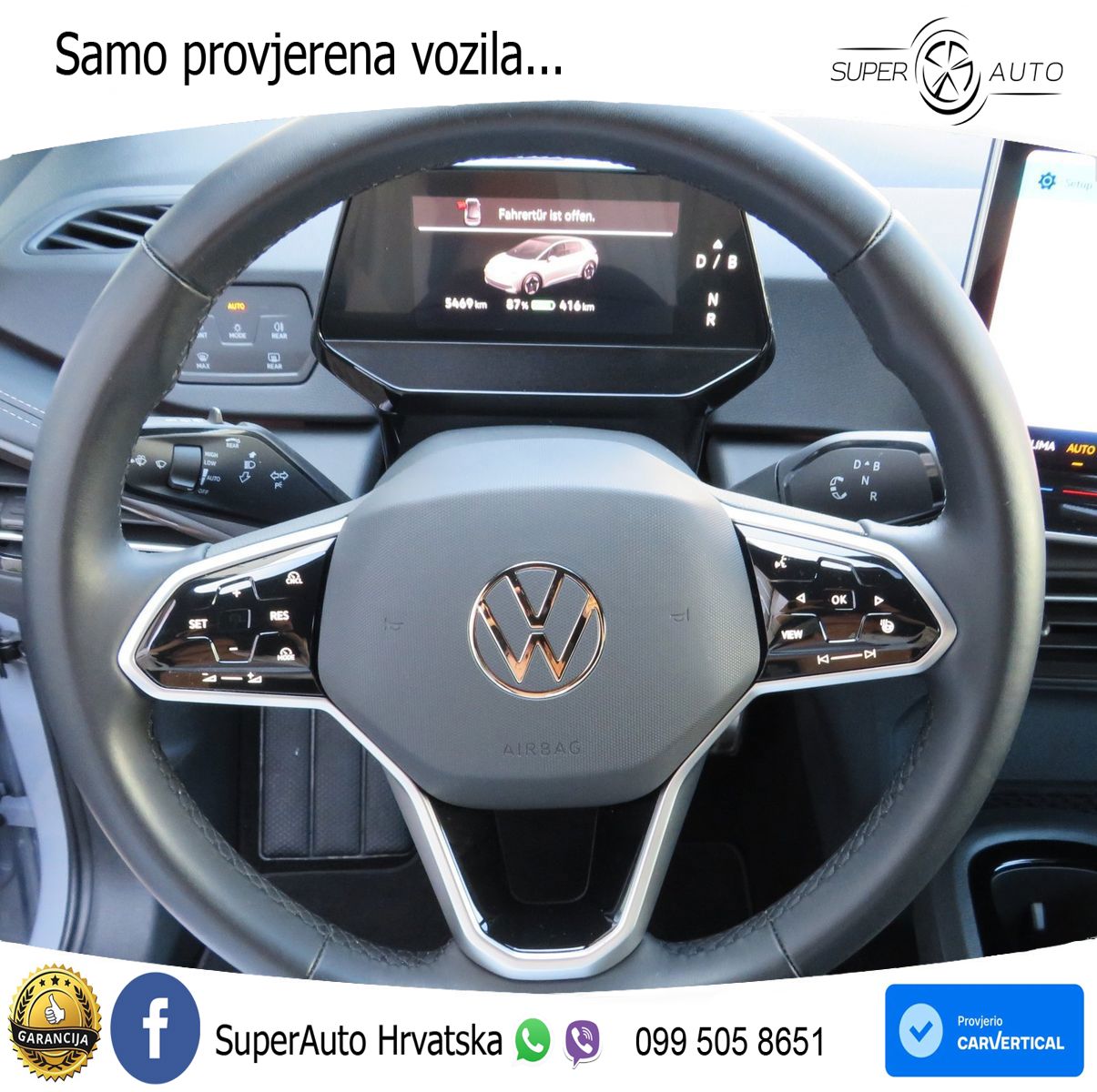Volkswagen ID.3 Pro 62 kWh (204 KS) LED+GR SJED+ACC