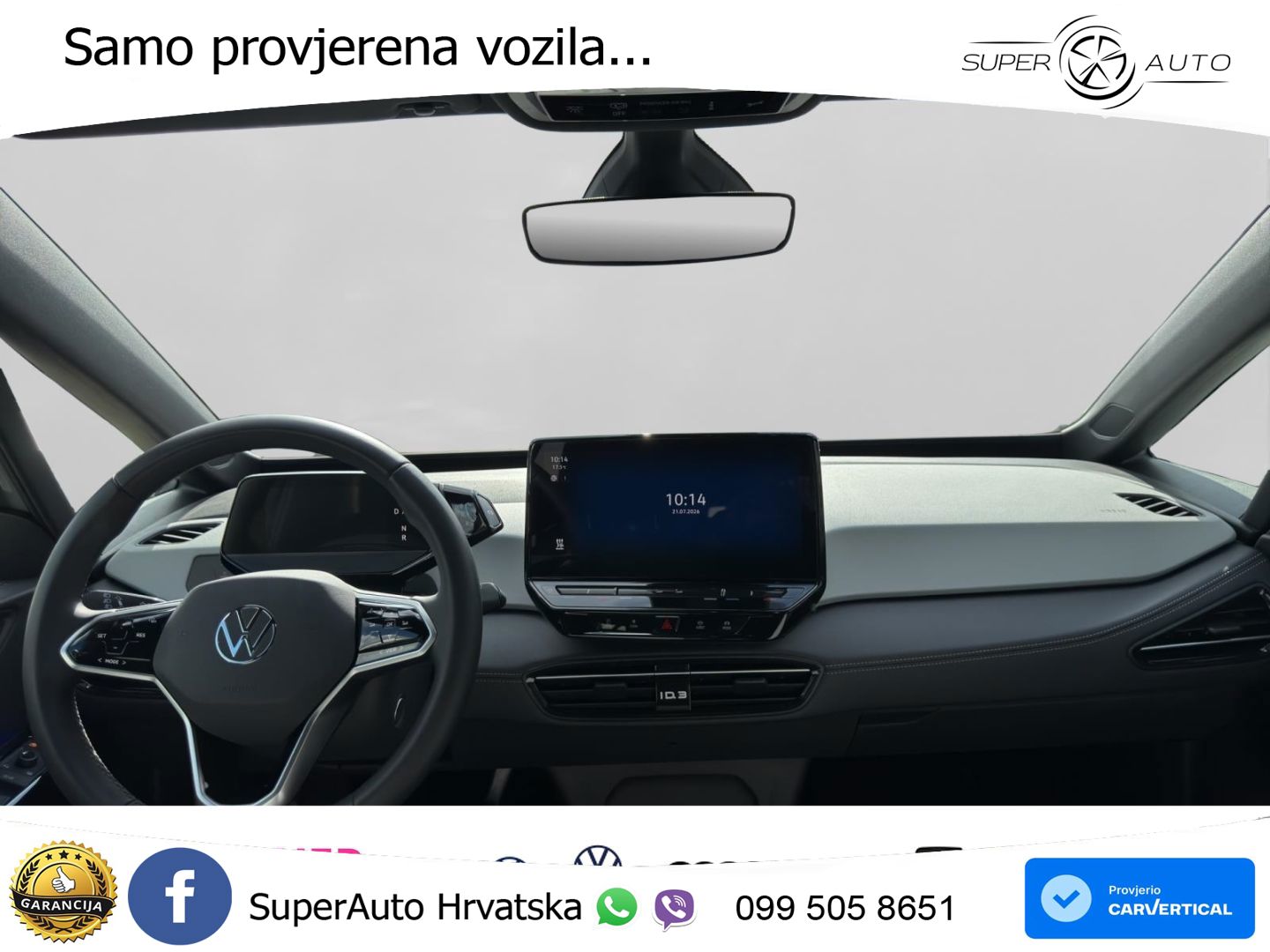 Volkswagen ID.3 Pro 62 kWh (204 KS) LED+GR SJED+ACC