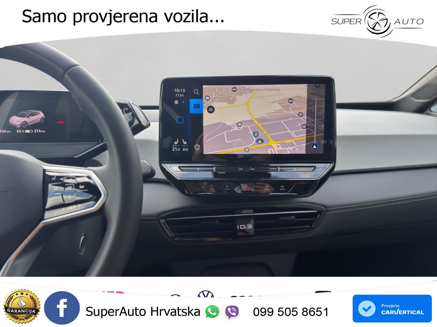 Volkswagen ID.3 Pro 62 kWh (204 KS) LED+GR SJED+ACC
