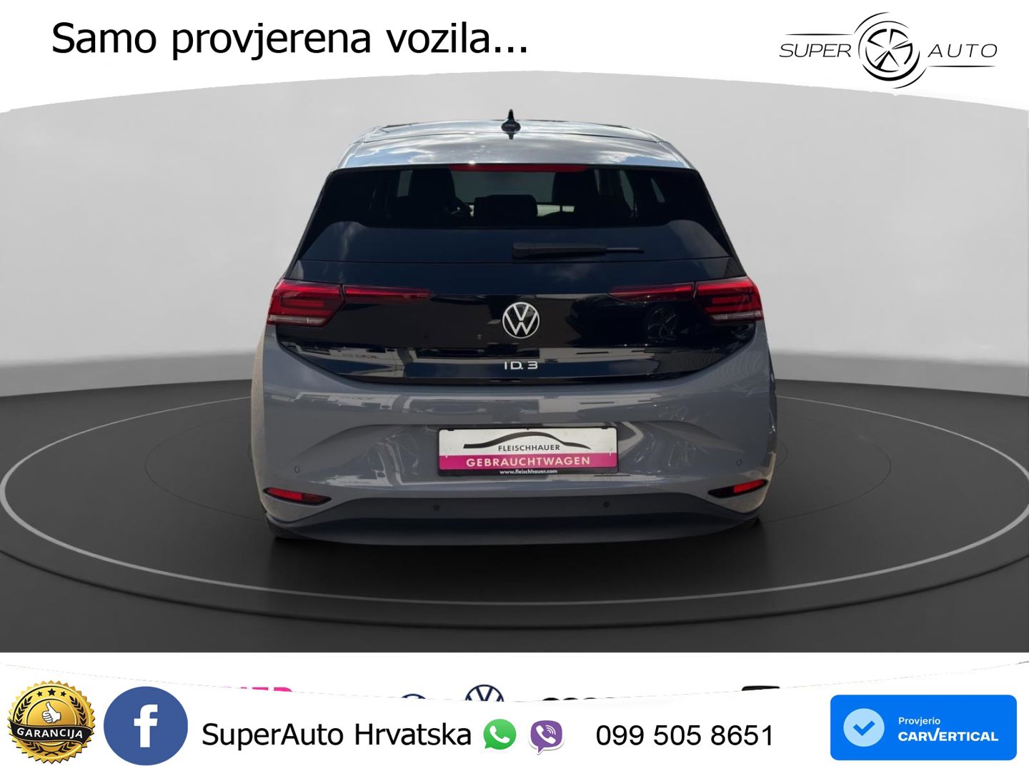 Volkswagen ID.3 Pro 62 kWh (204 KS) LED+GR SJED+ACC