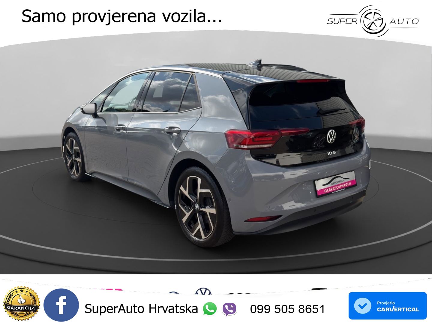 Volkswagen ID.3 Pro 62 kWh (204 KS) LED+GR SJED+ACC