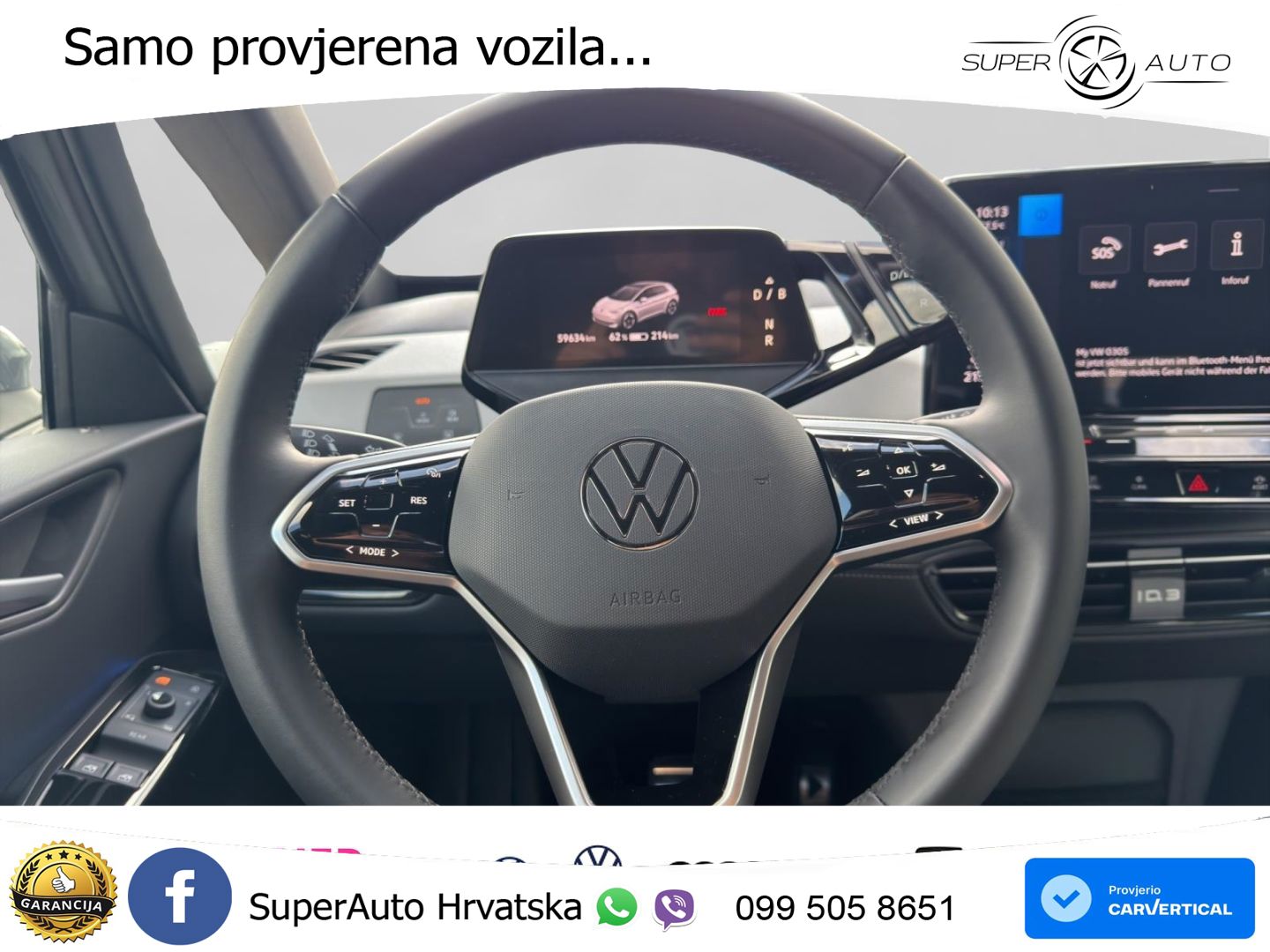 Volkswagen ID.3 Pro 62 kWh (204 KS) LED+GR SJED+ACC