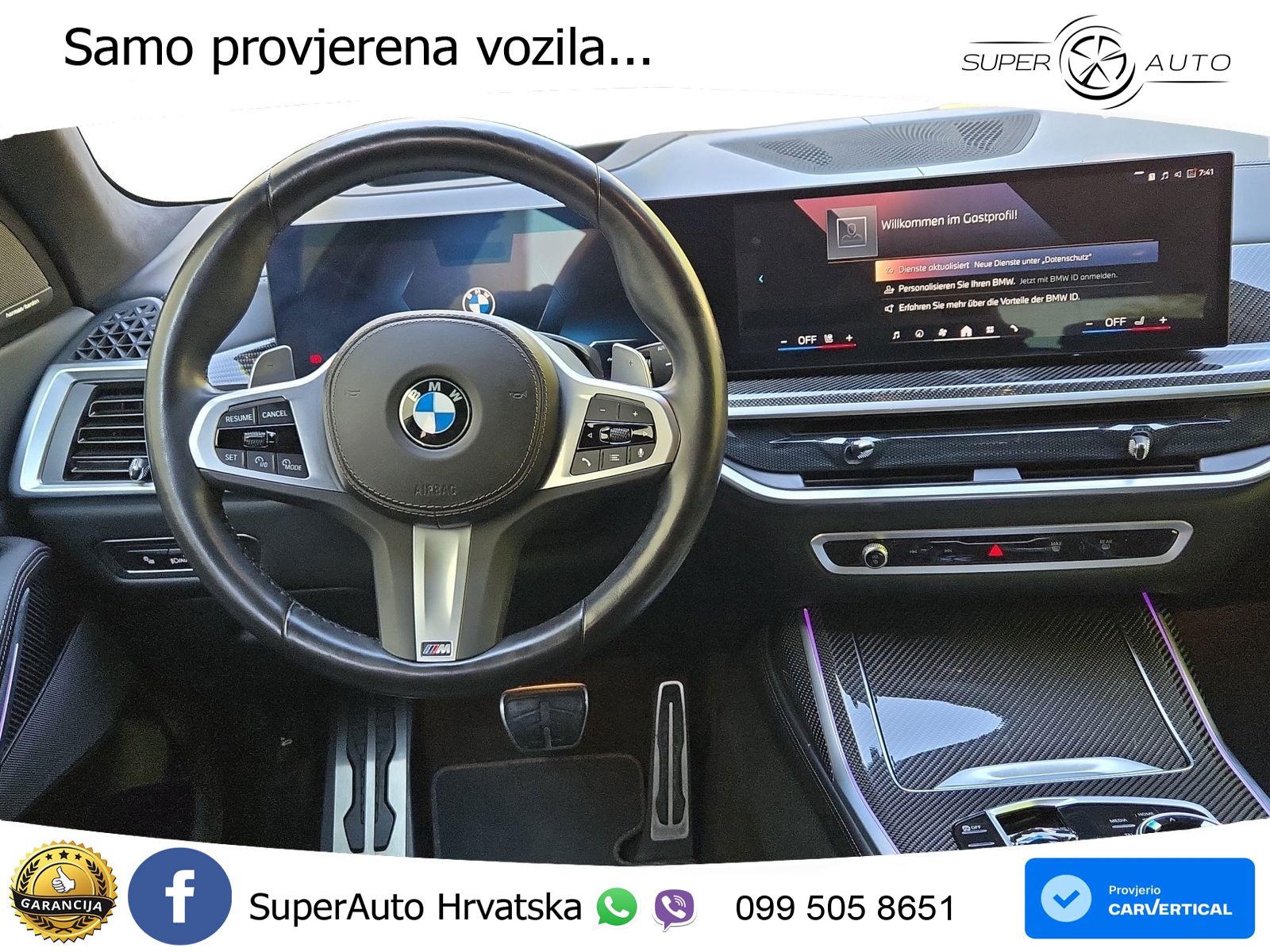 BMW X7 40d (352 KS) xDrive Steptronic M Sport LED+GR SJED+ACC