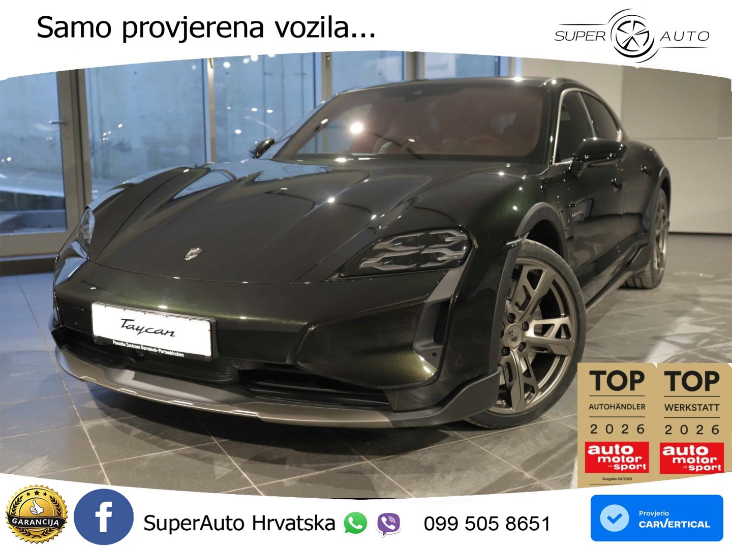 Porsche Taycan Cross Turismo Turbo 105 kWh (884 KS)