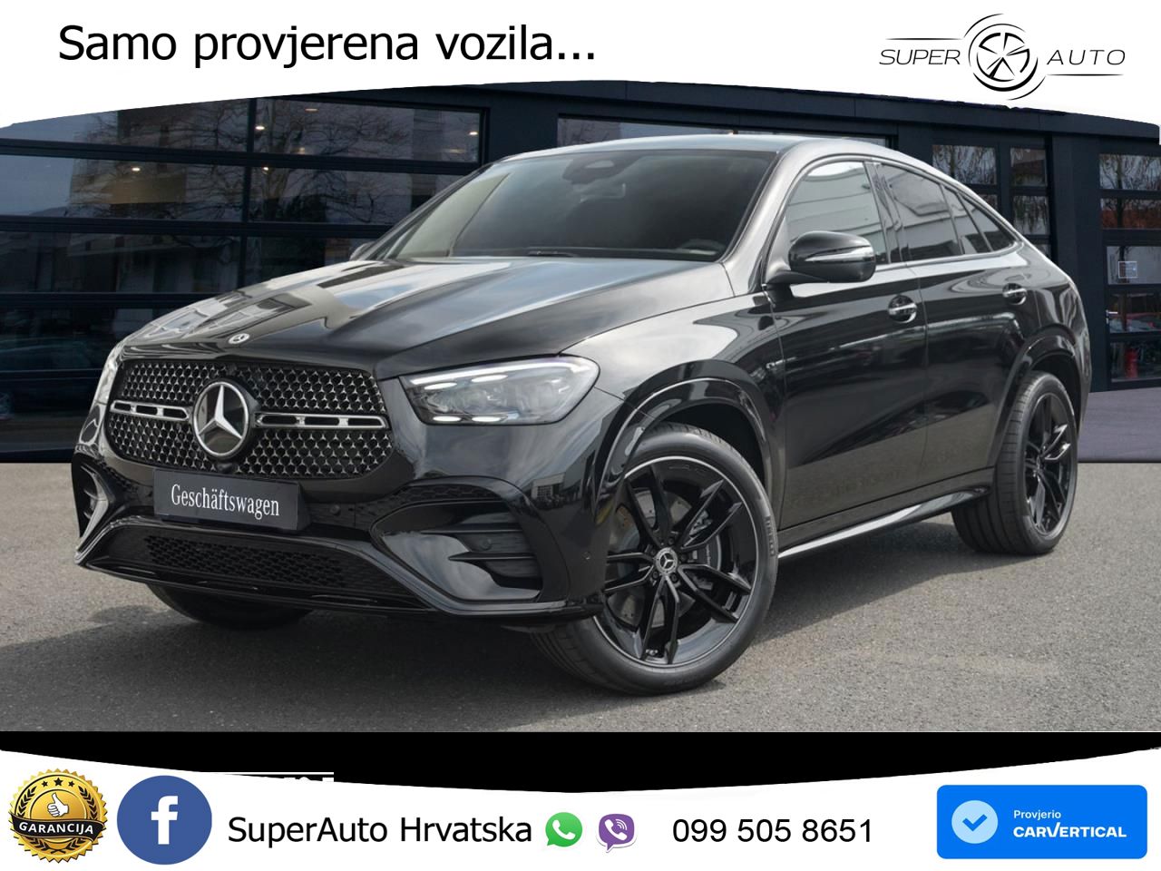 Mercedes GLE Coupe 450d (367 KS) EQ Boost 4MATIC 9G-TRONIC AMG LED+GR SJED+ACC