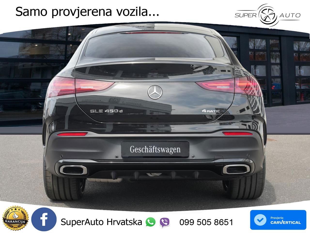 Mercedes GLE Coupe 450d (367 KS) EQ Boost 4MATIC 9G-TRONIC AMG LED+GR SJED+ACC