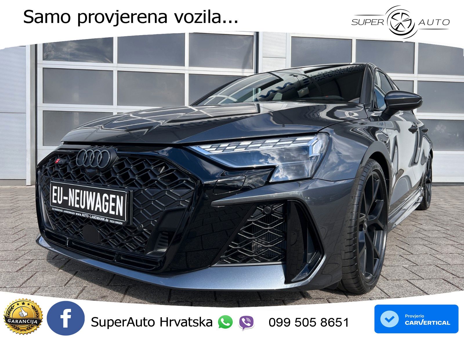 Audi RS3 Sportback 2.5 TFSI (400 KS) quattro S tronic LED+GR SJED+ACC