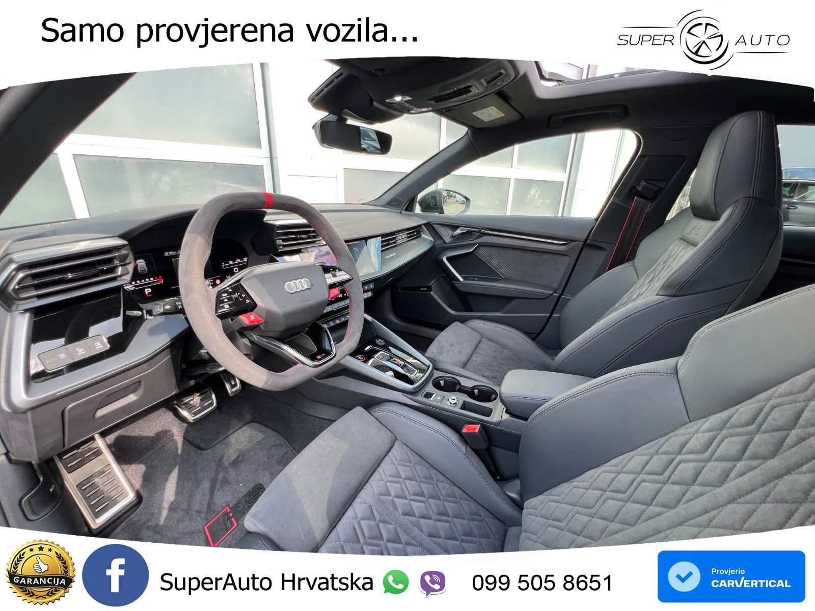 Audi RS3 Sportback 2.5 TFSI (400 KS) quattro S tronic LED+GR SJED+ACC