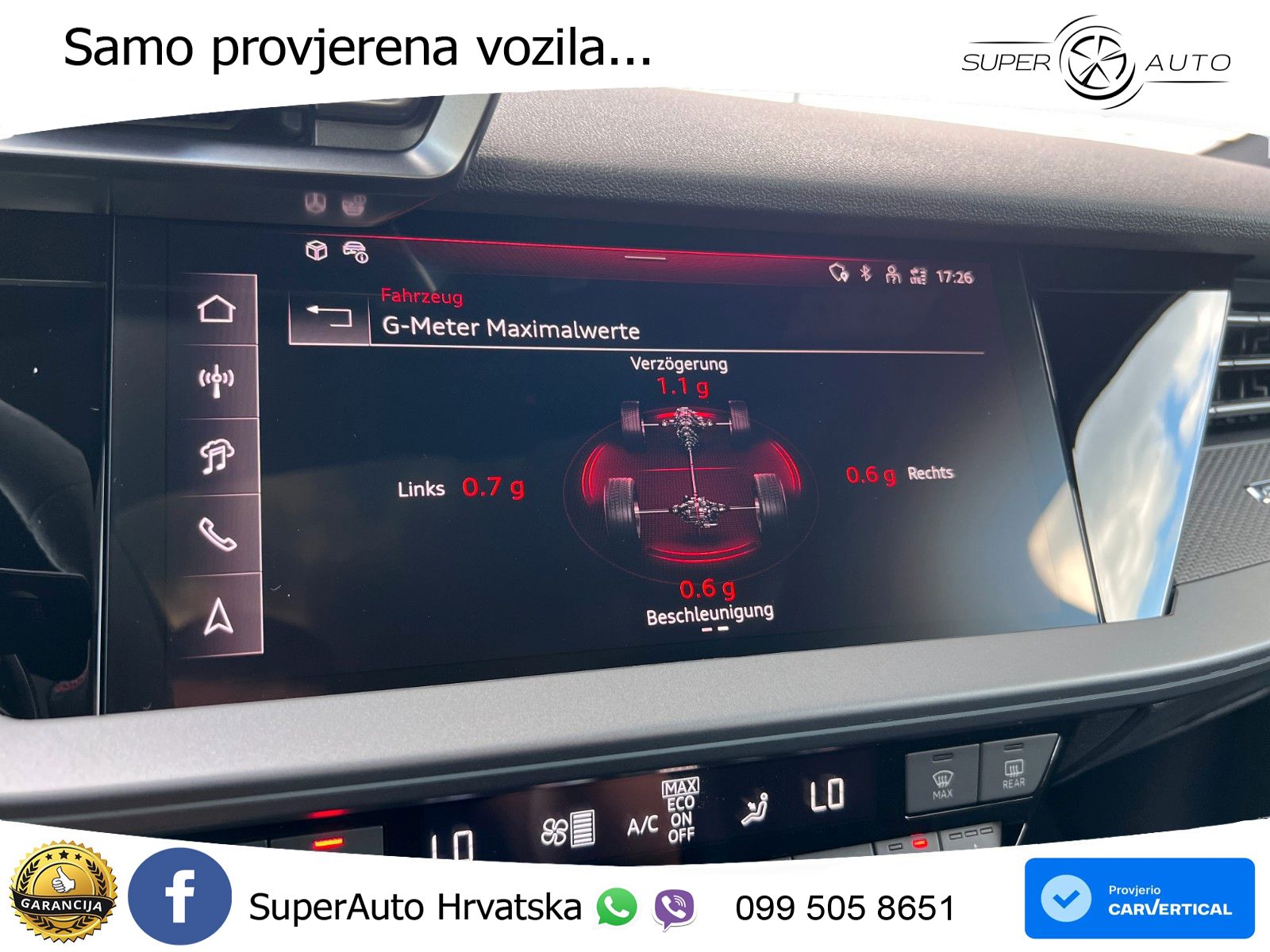 Audi RS3 Sportback 2.5 TFSI (400 KS) quattro S tronic LED+GR SJED+ACC