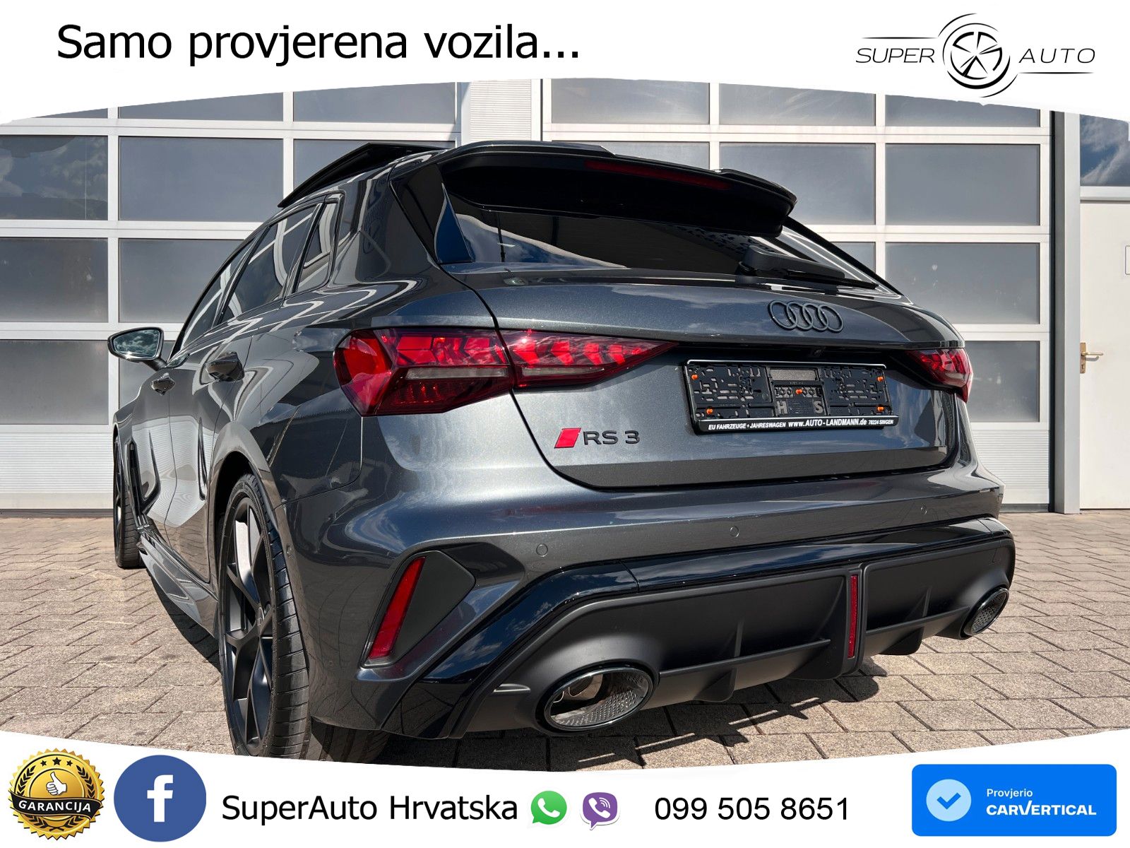 Audi RS3 Sportback 2.5 TFSI (400 KS) quattro S tronic LED+GR SJED+ACC