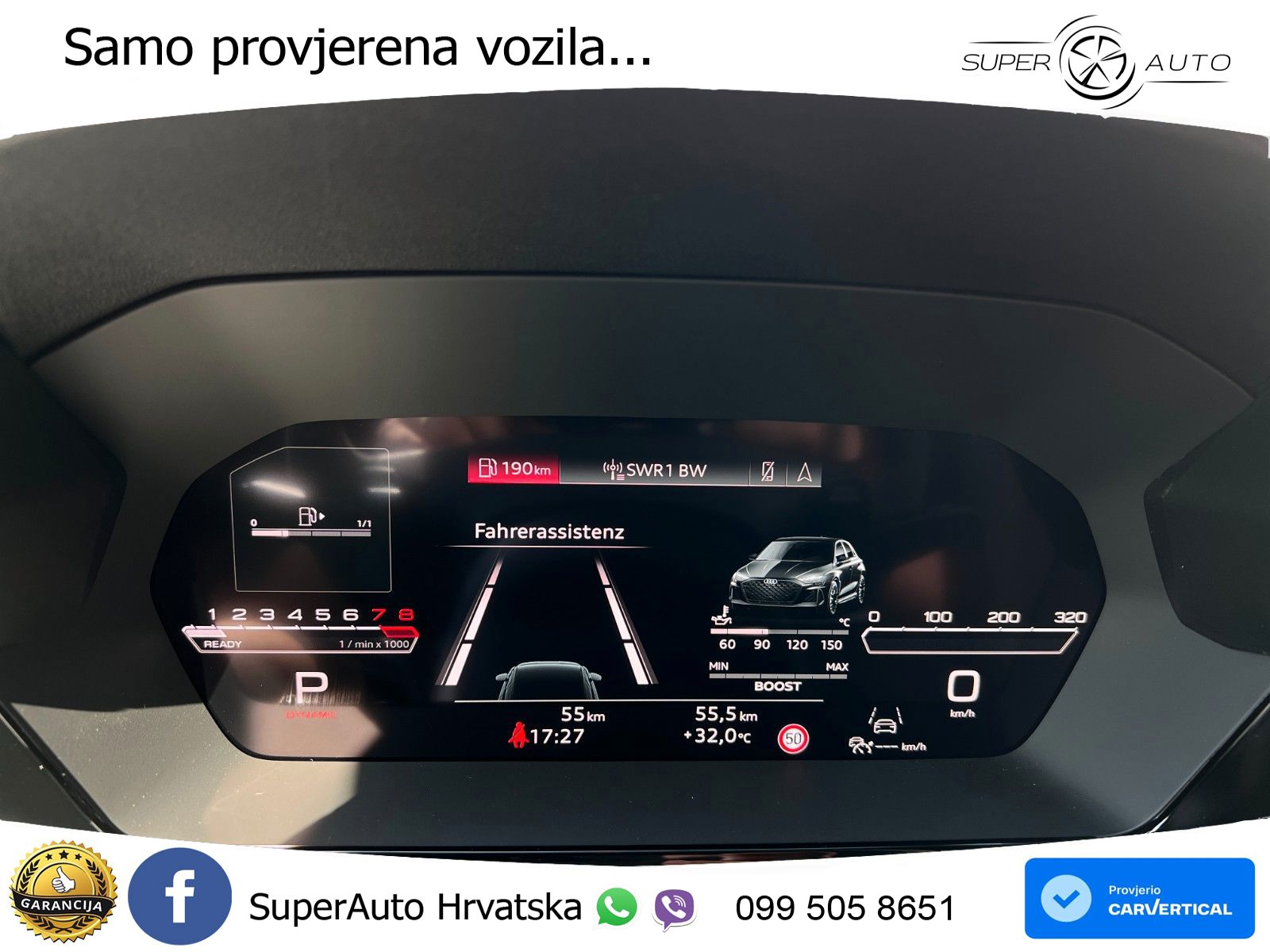 Audi RS3 Sportback 2.5 TFSI (400 KS) quattro S tronic LED+GR SJED+ACC