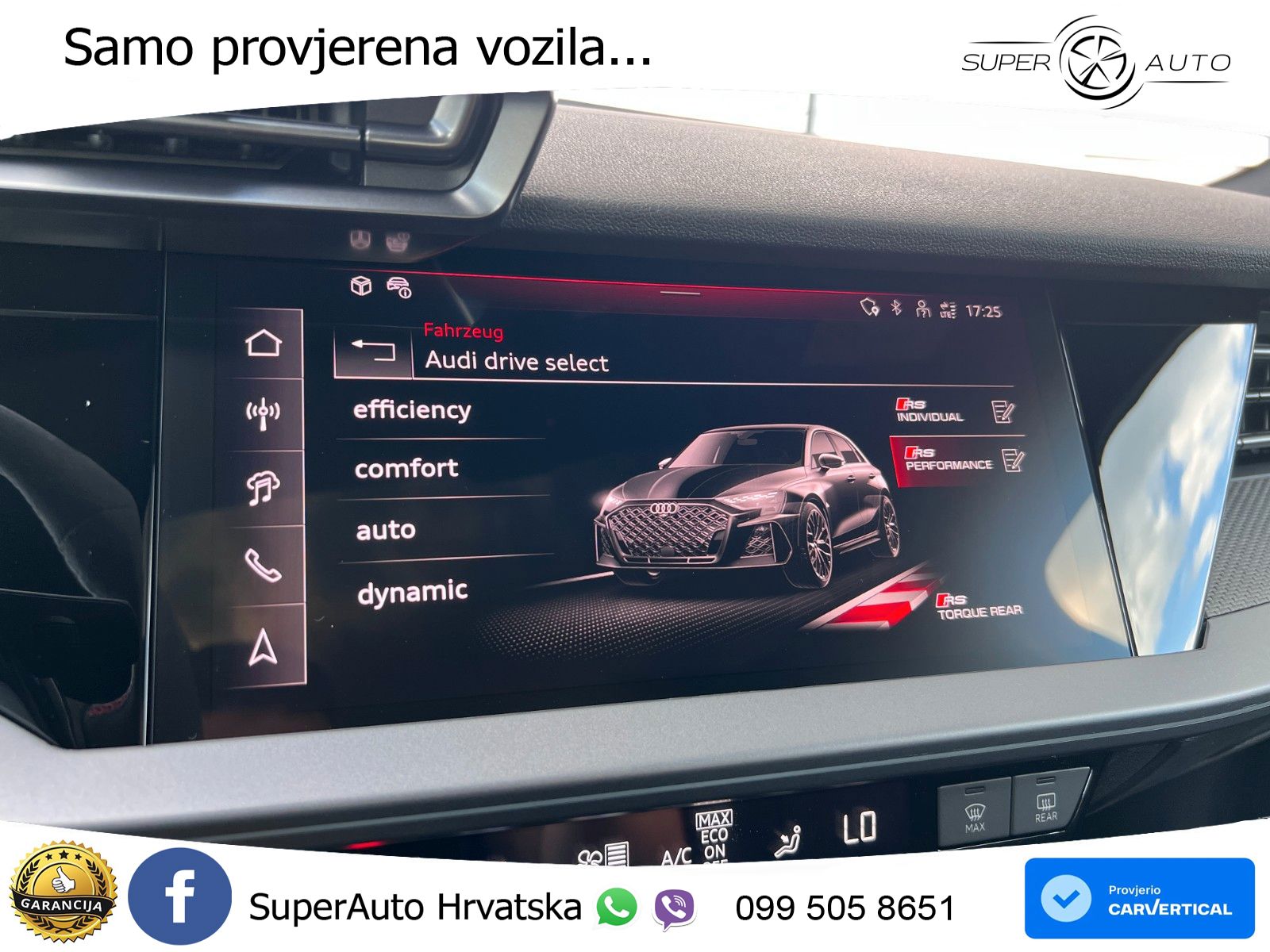 Audi RS3 Sportback 2.5 TFSI (400 KS) quattro S tronic LED+GR SJED+ACC