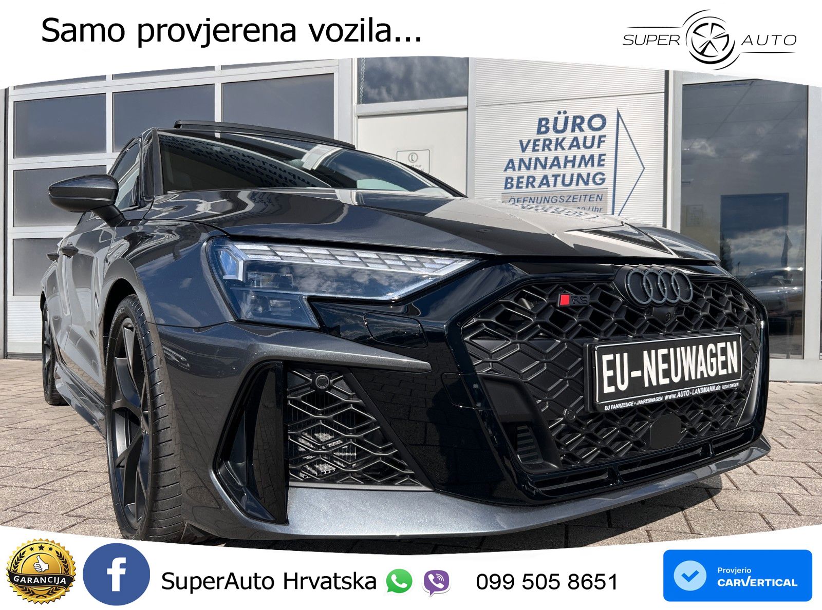 Audi RS3 Sportback 2.5 TFSI (400 KS) quattro S tronic LED+GR SJED+ACC