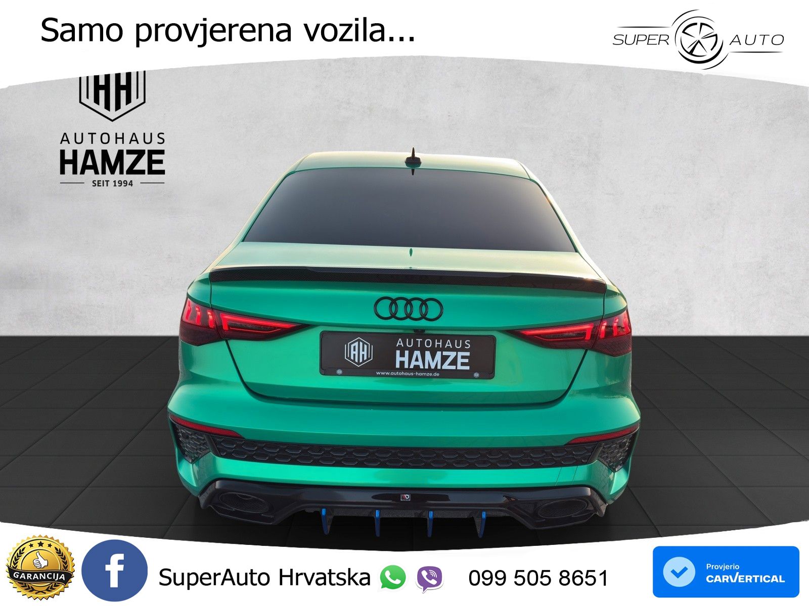 Audi RS3 Sedan 2.5 TFSI (400 KS) quattro S tronic LED+GR SJED+ACC
