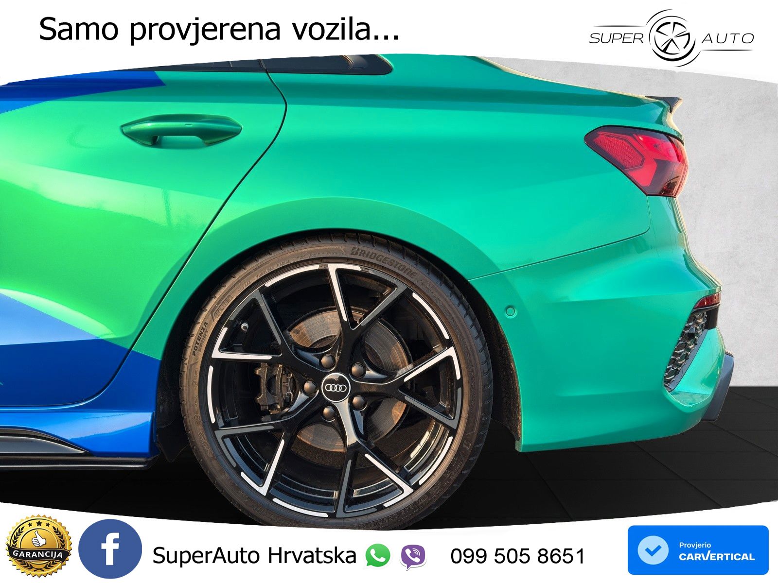 Audi RS3 Sedan 2.5 TFSI (400 KS) quattro S tronic LED+GR SJED+ACC