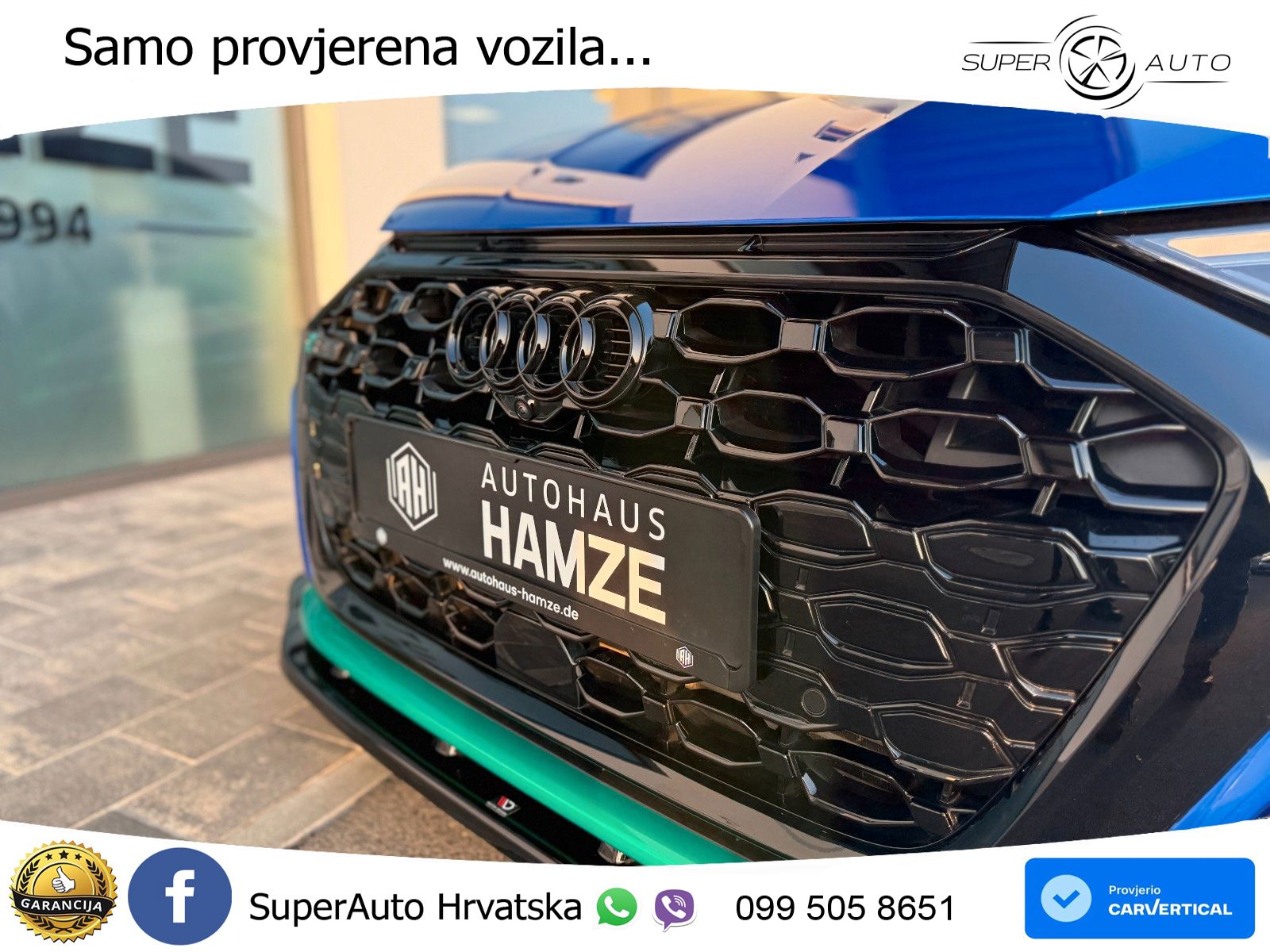 Audi RS3 Sedan 2.5 TFSI (400 KS) quattro S tronic LED+GR SJED+ACC