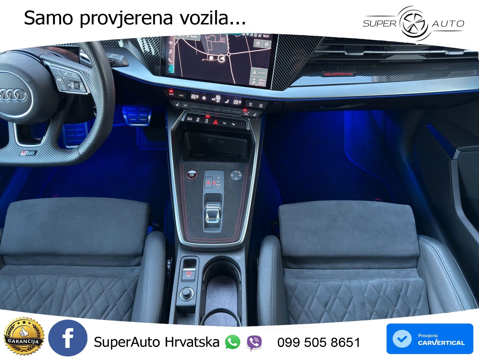 Audi RS3 Sedan 2.5 TFSI (400 KS) quattro S tronic LED+GR SJED+ACC