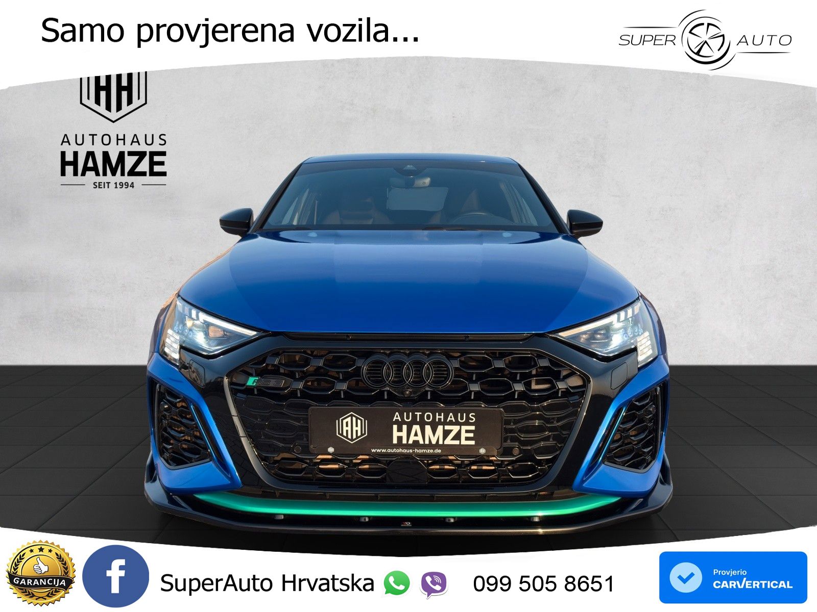 Audi RS3 Sedan 2.5 TFSI (400 KS) quattro S tronic LED+GR SJED+ACC