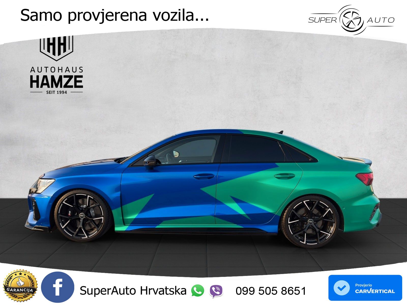 Audi RS3 Sedan 2.5 TFSI (400 KS) quattro S tronic LED+GR SJED+ACC