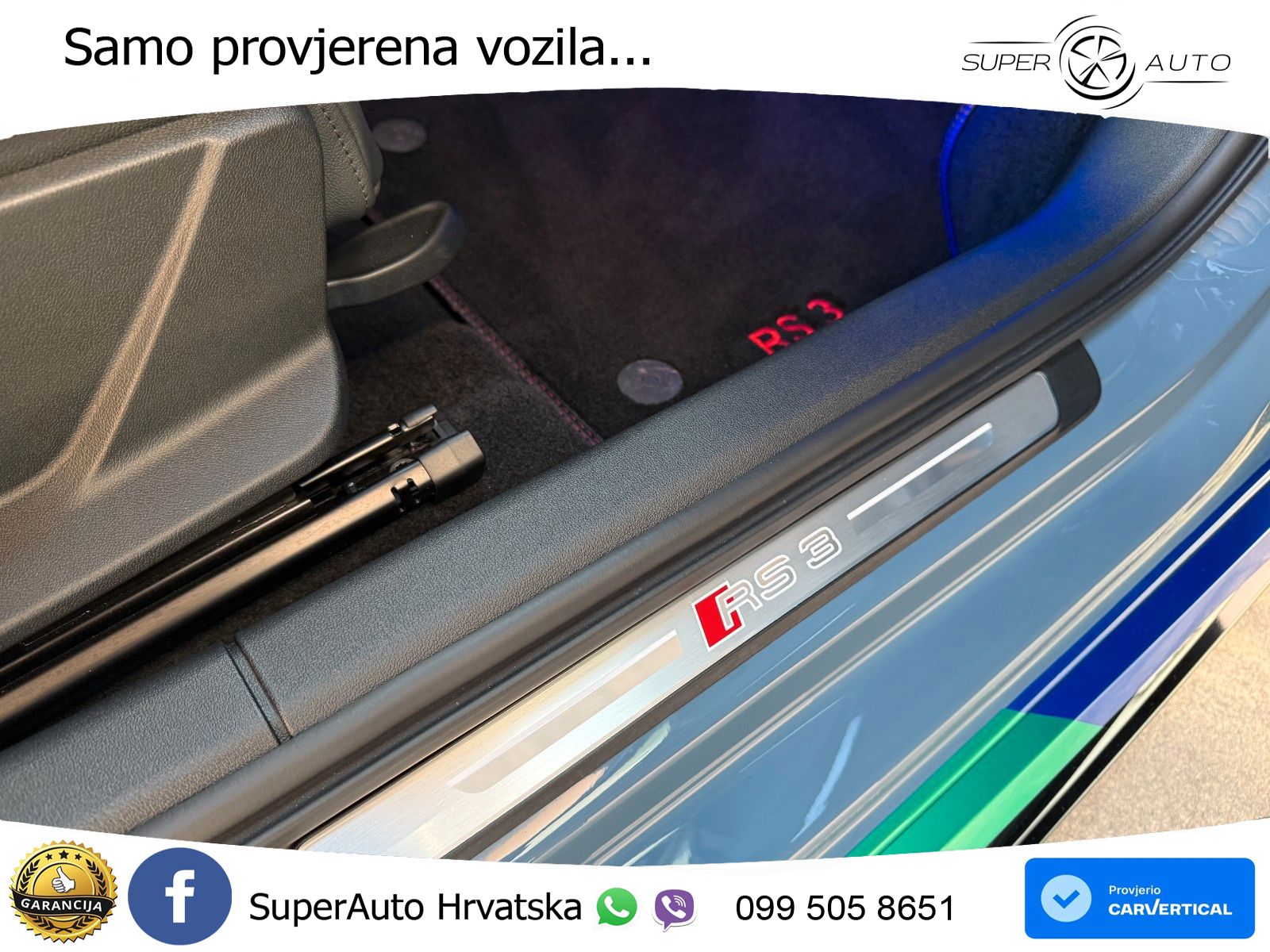 Audi RS3 Sedan 2.5 TFSI (400 KS) quattro S tronic LED+GR SJED+ACC