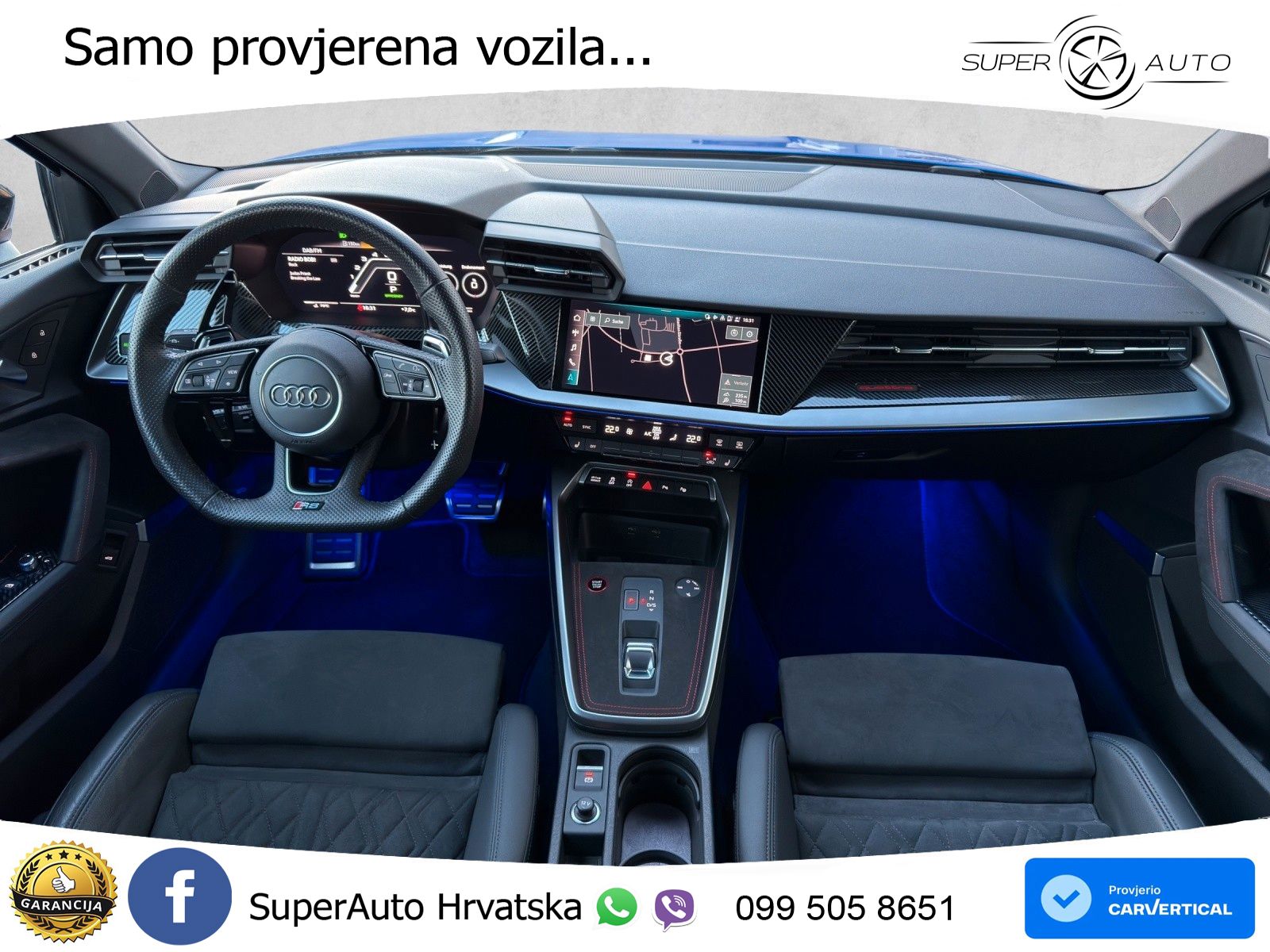 Audi RS3 Sedan 2.5 TFSI (400 KS) quattro S tronic LED+GR SJED+ACC