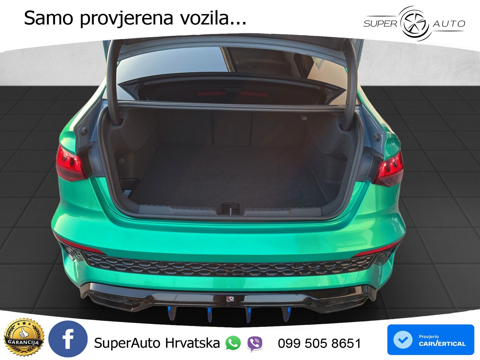 Audi RS3 Sedan 2.5 TFSI (400 KS) quattro S tronic LED+GR SJED+ACC