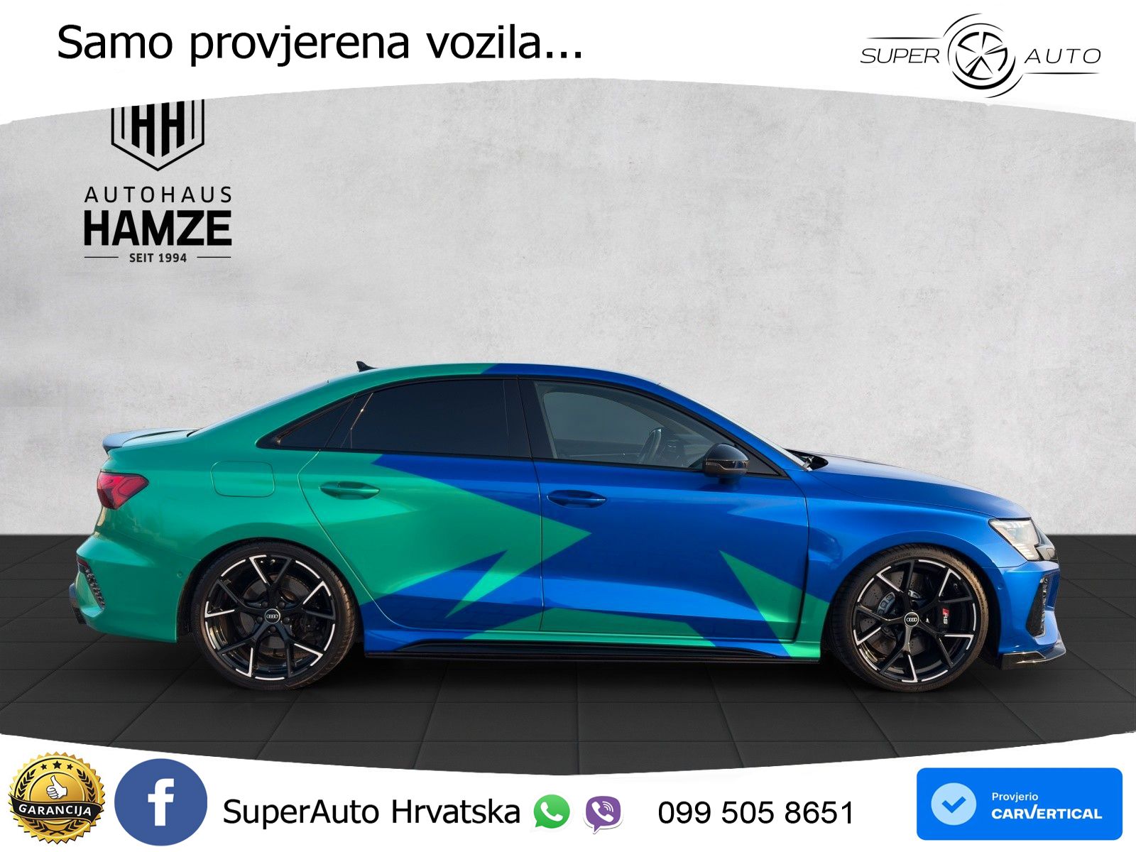 Audi RS3 Sedan 2.5 TFSI (400 KS) quattro S tronic LED+GR SJED+ACC