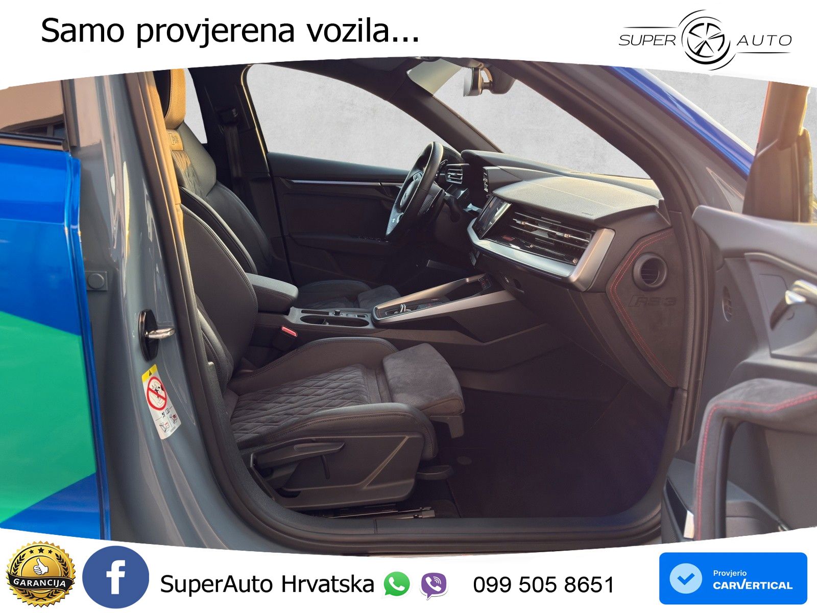 Audi RS3 Sedan 2.5 TFSI (400 KS) quattro S tronic LED+GR SJED+ACC